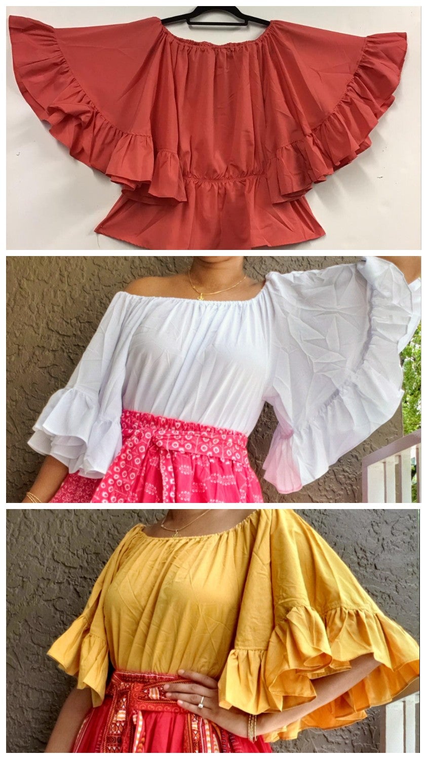 WOMAN SOLID BLOUSE #AA18-40