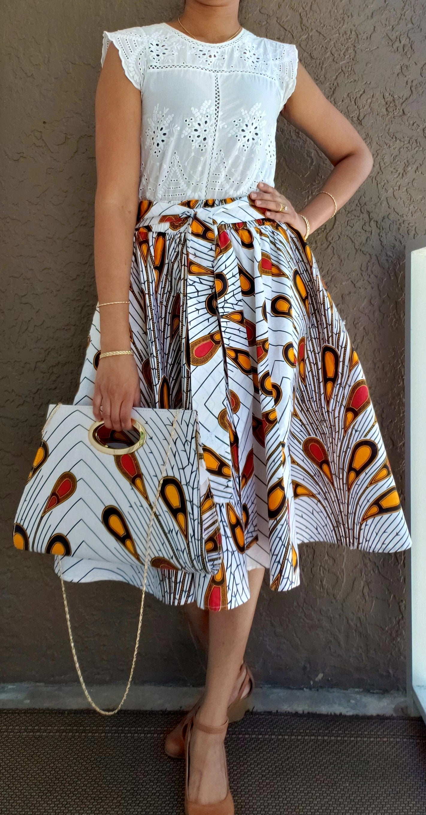 WOMAN SKIRT POCKETBOOK SET