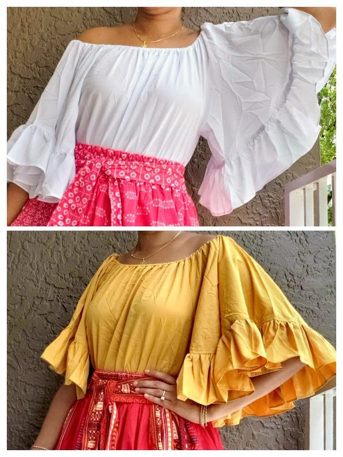 WOMAN SOLID BLOUSE #AA18-40