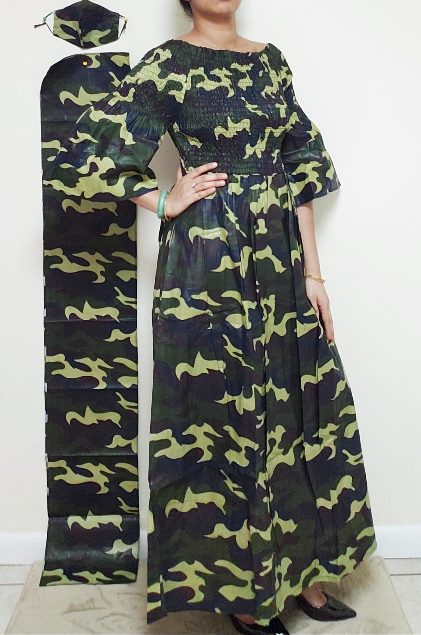 024 Smocked Dress Set- Camouflage 63