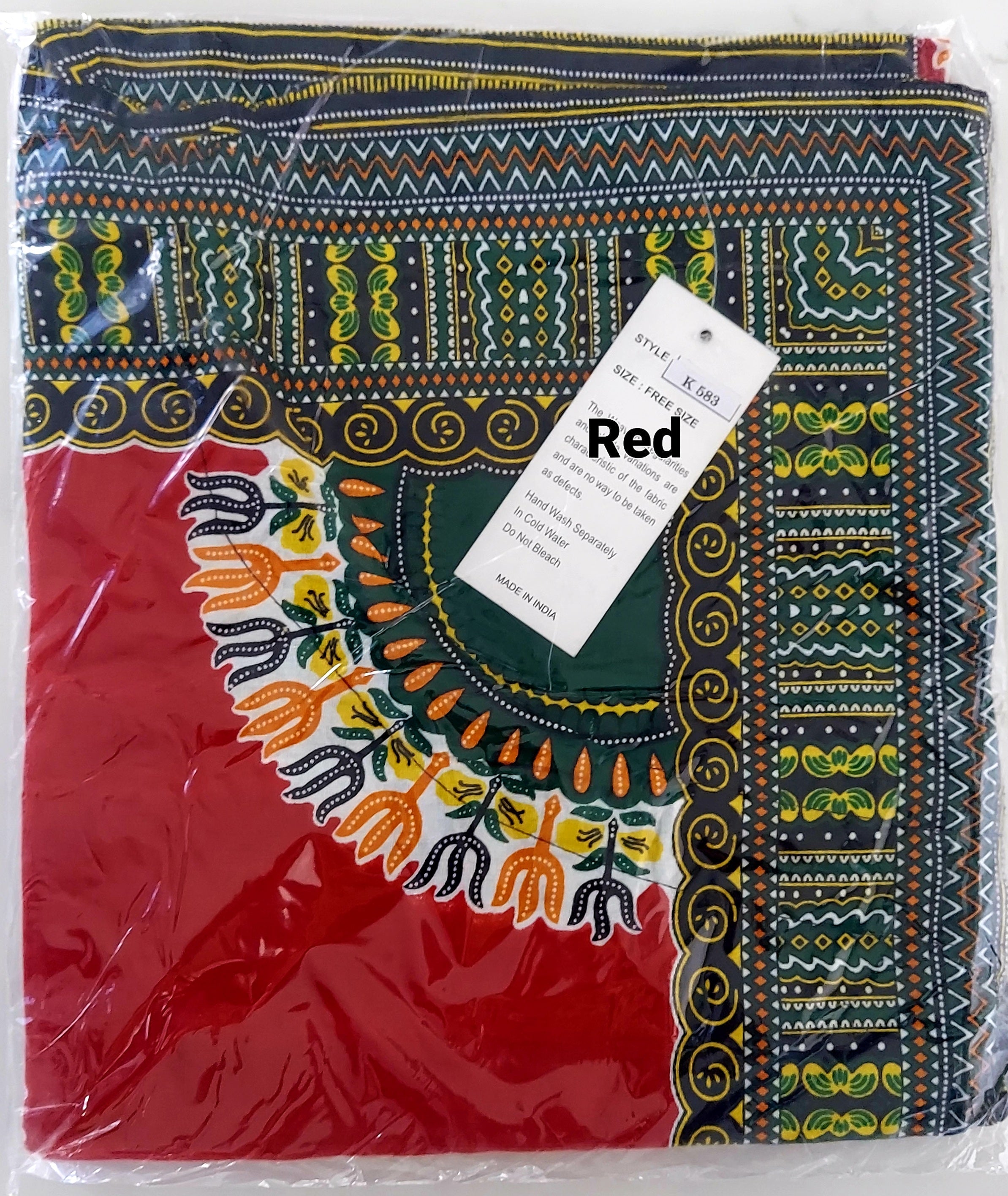 Dashiki Halter Dress/ Handkerchief Hem- k583