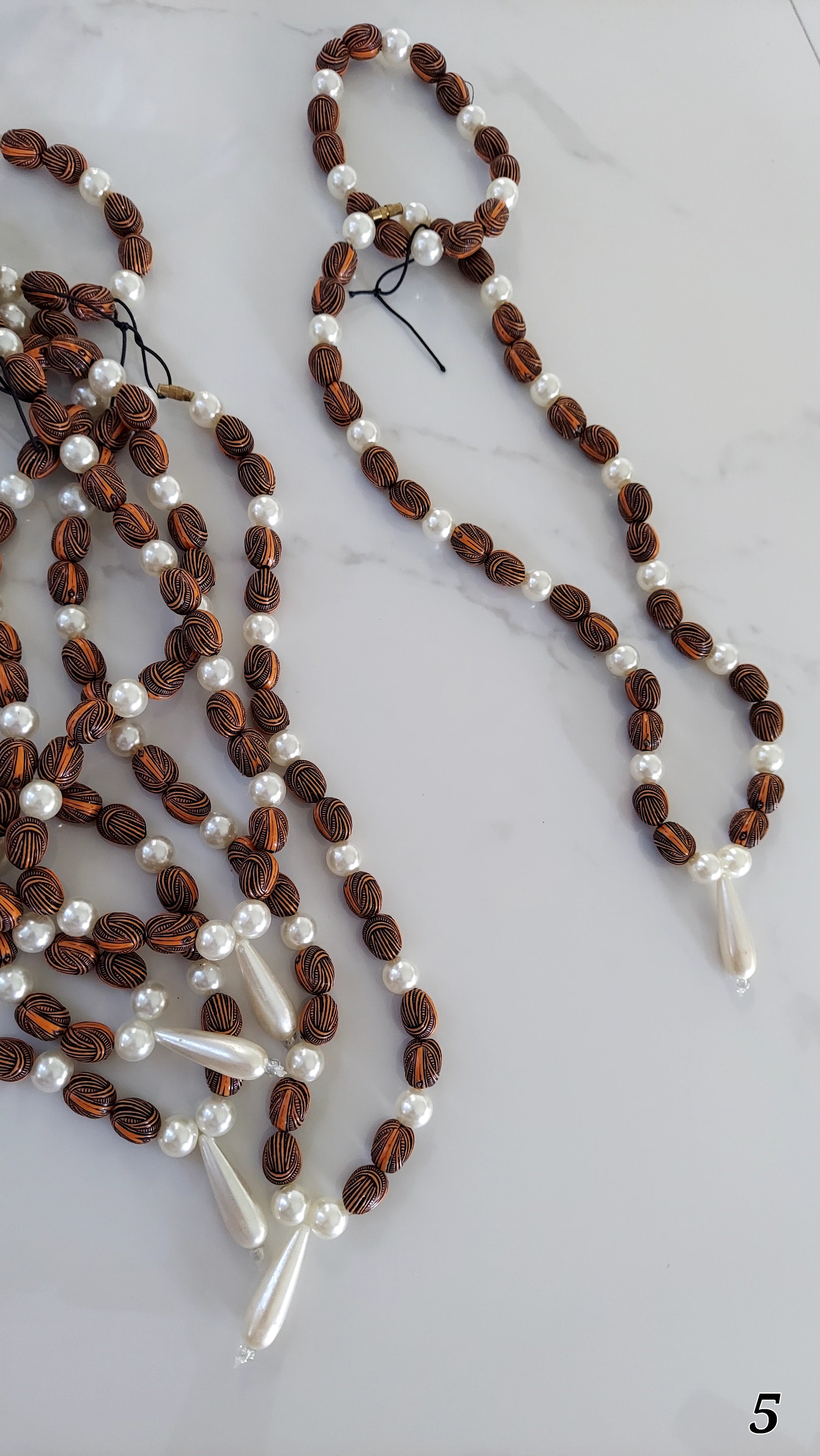 Beaded Necklace & Bracelet Set