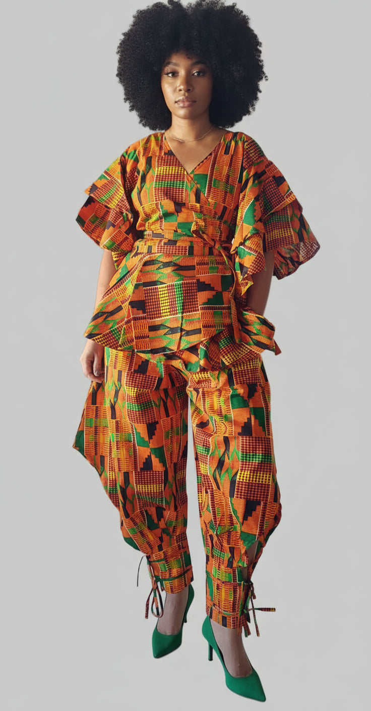 Harem Pant & Wrap Blouse