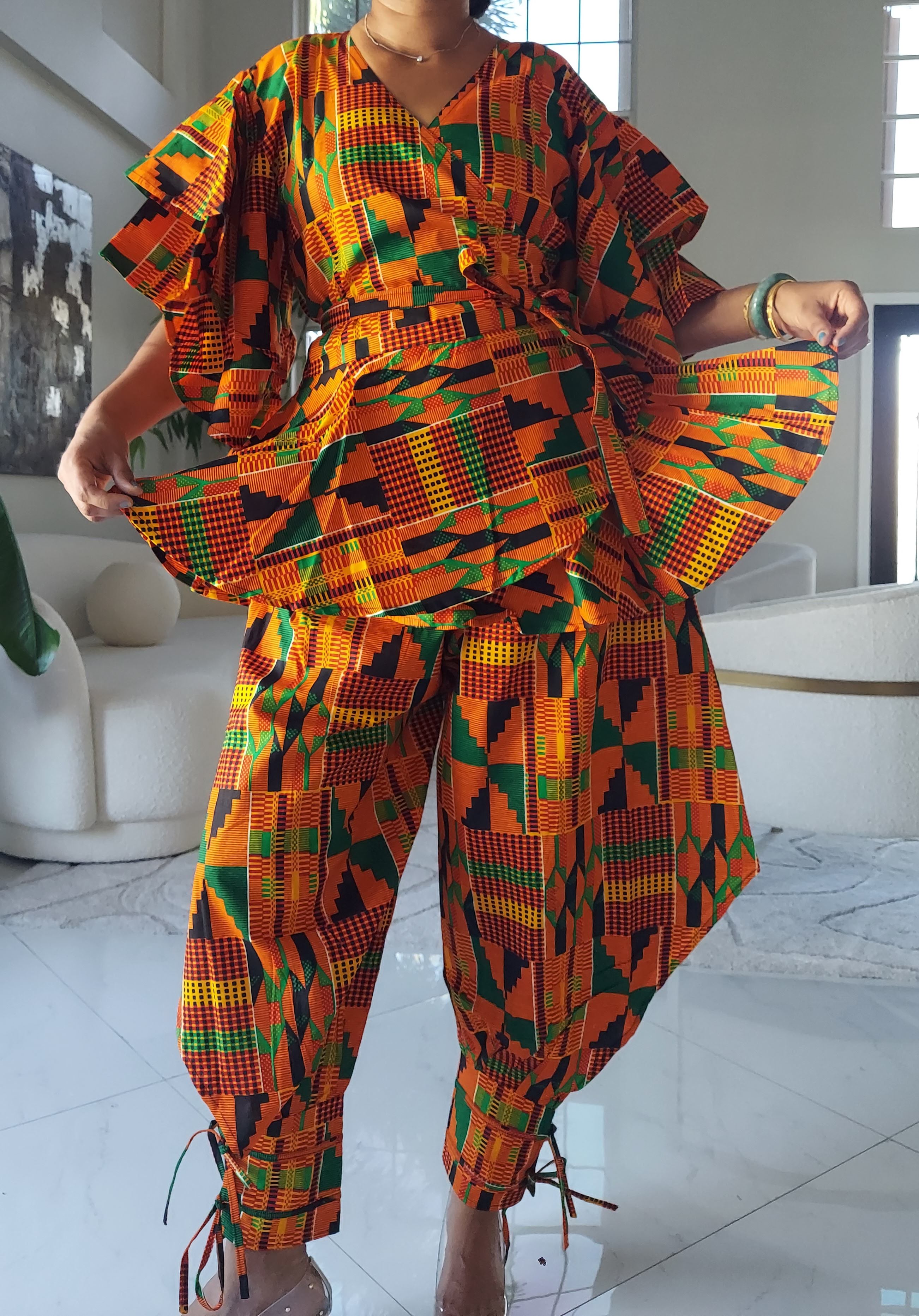 Harem Pant & Wrap Blouse