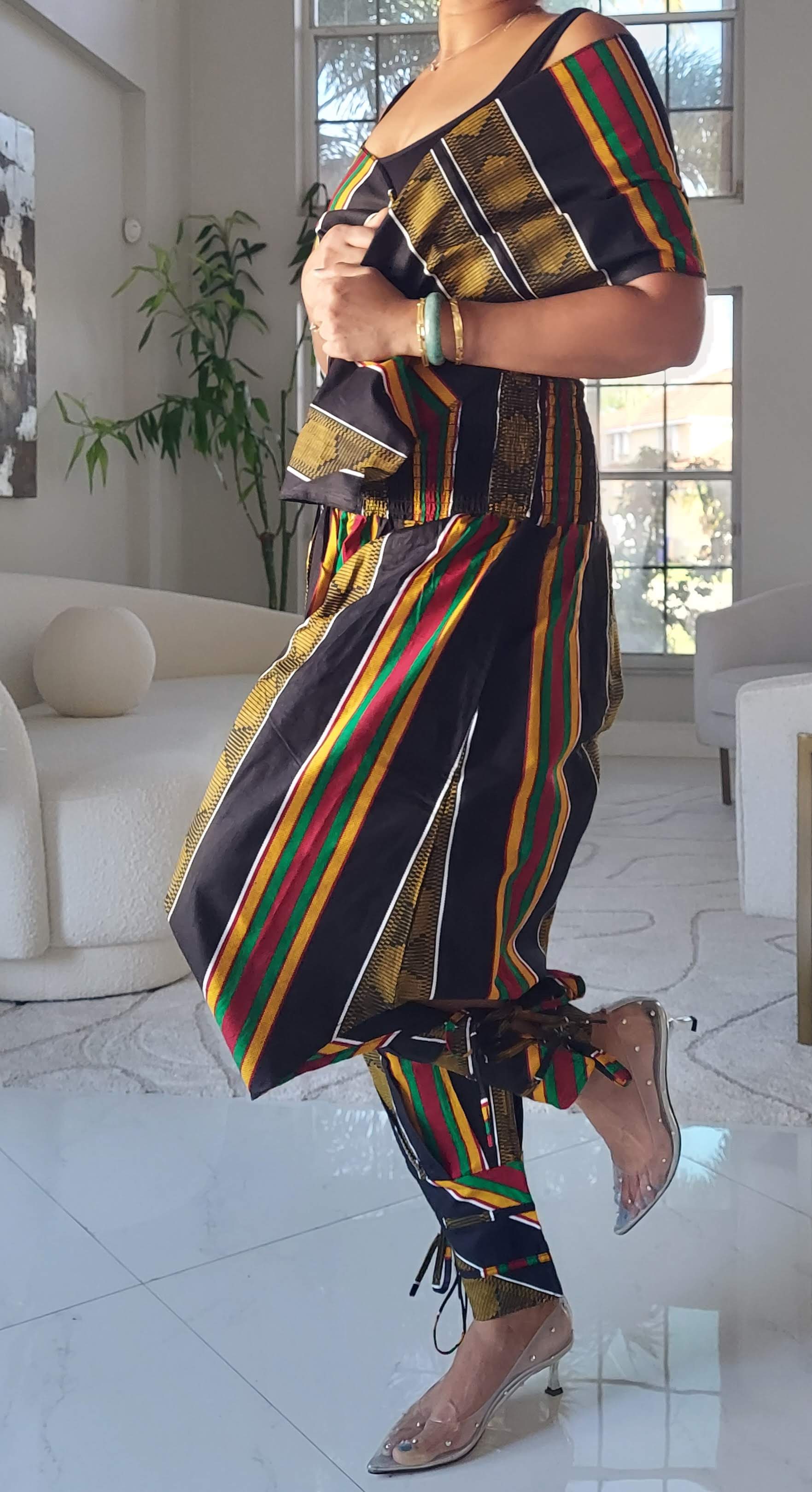 Harem Pant & Wrap Blouse
