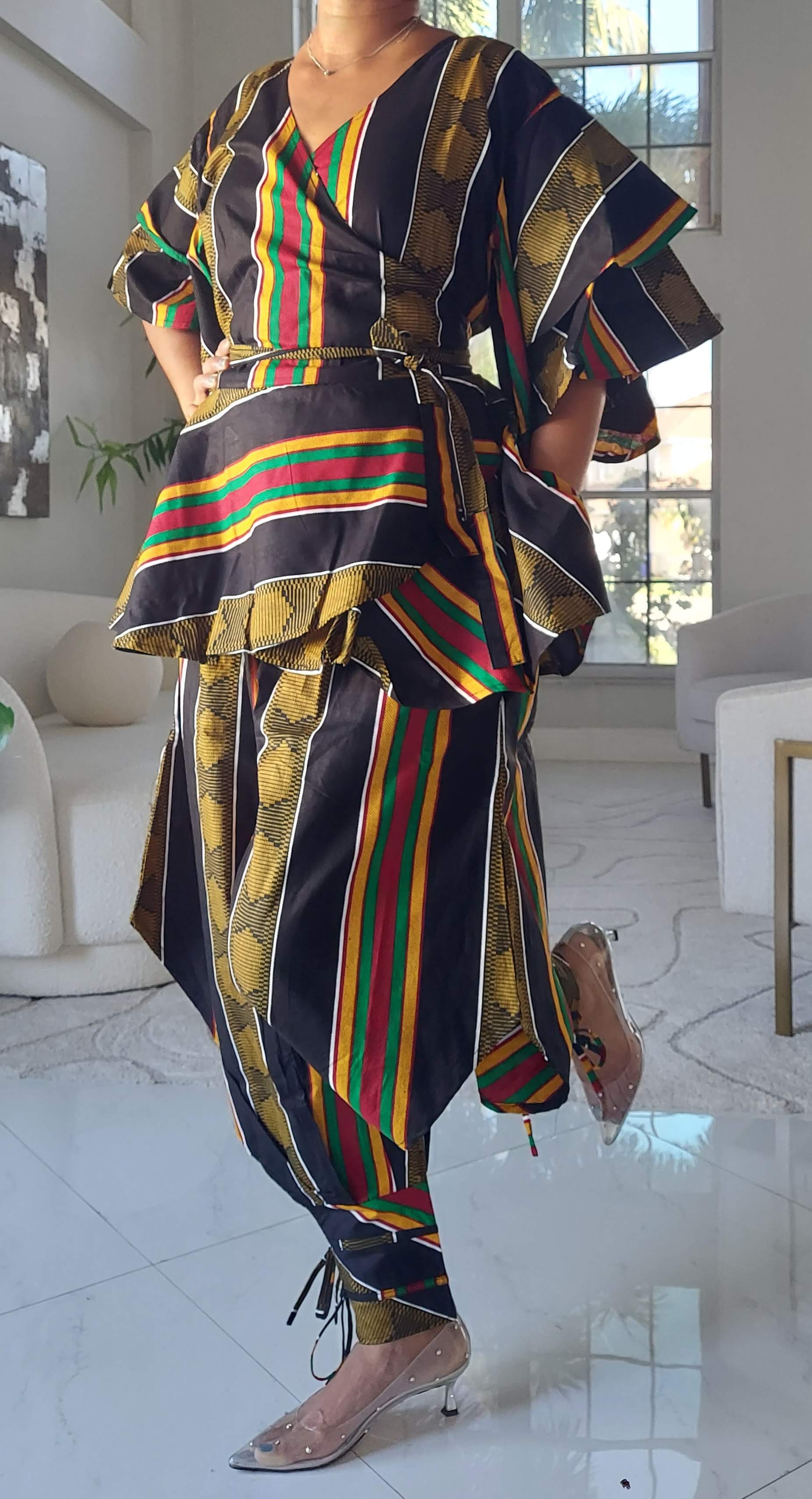 Harem Pant & Wrap Blouse