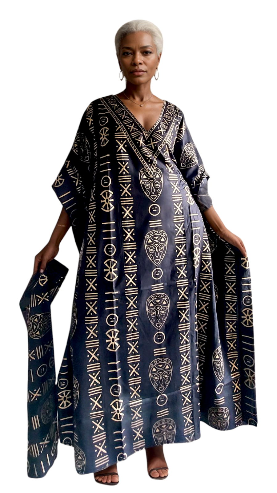 Kaftan Dress / Tribal Print