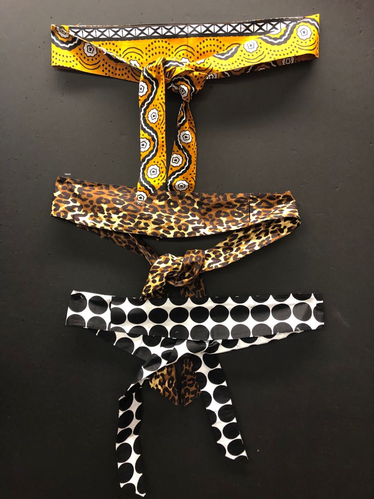 Women's Printed Fabric Belt