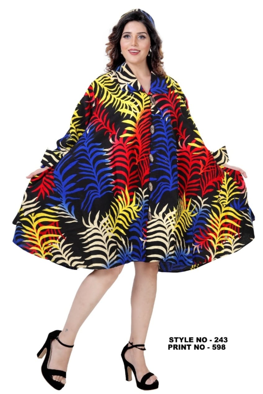 243- Short Dress / Blouse - Multi
