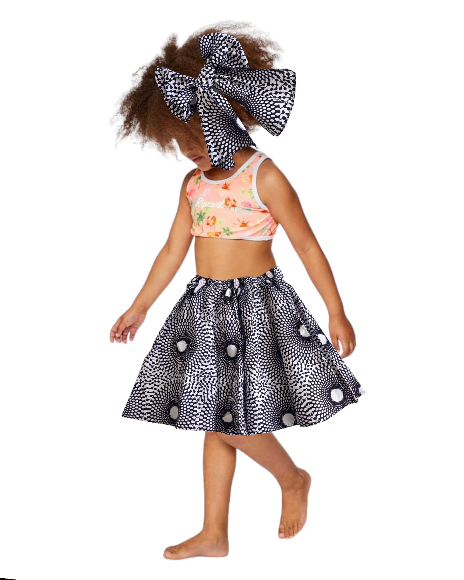 Kids / Girls Skirt & Scarf Set