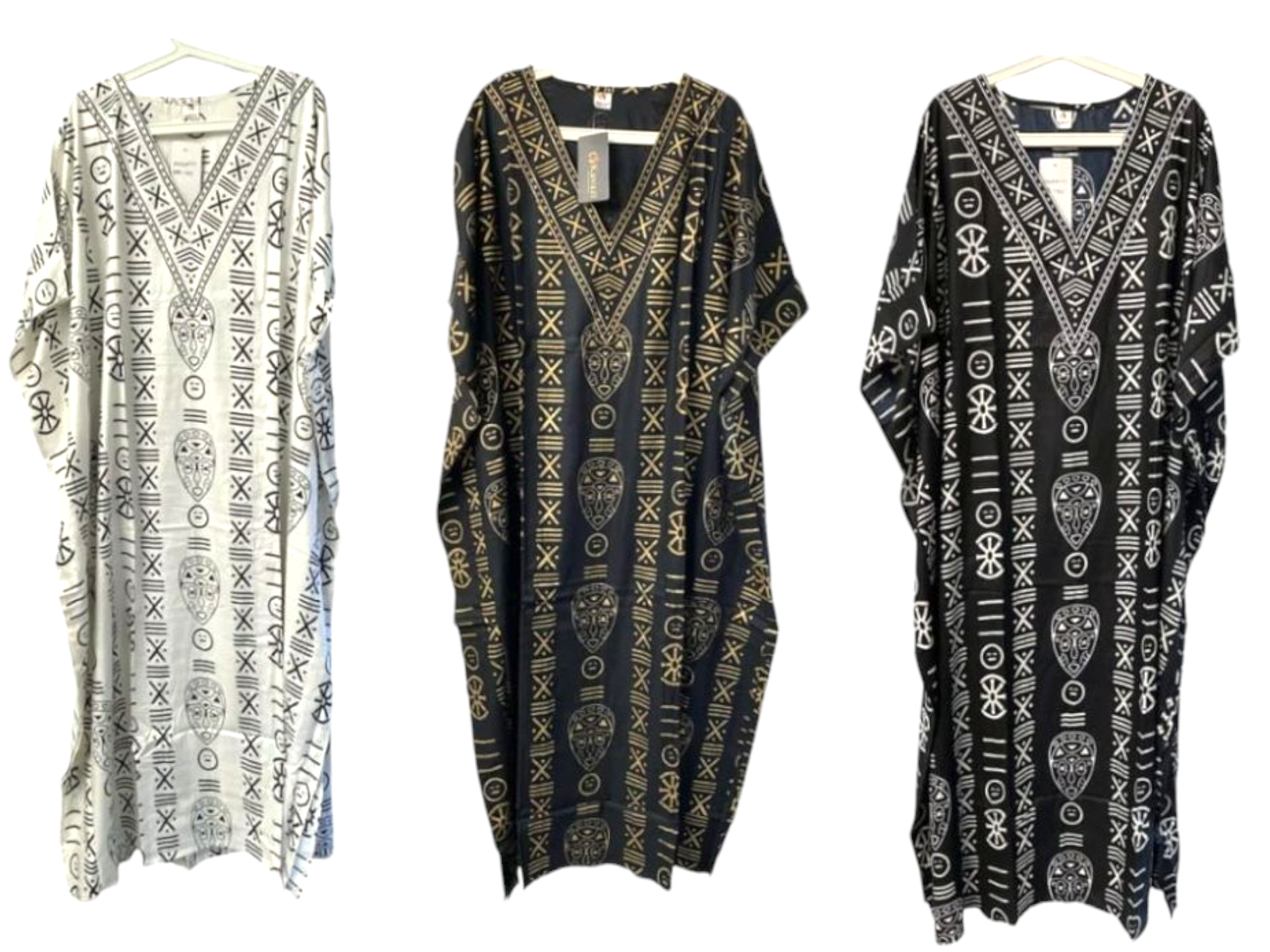 Kaftan Dress / Tribal Print -KF02