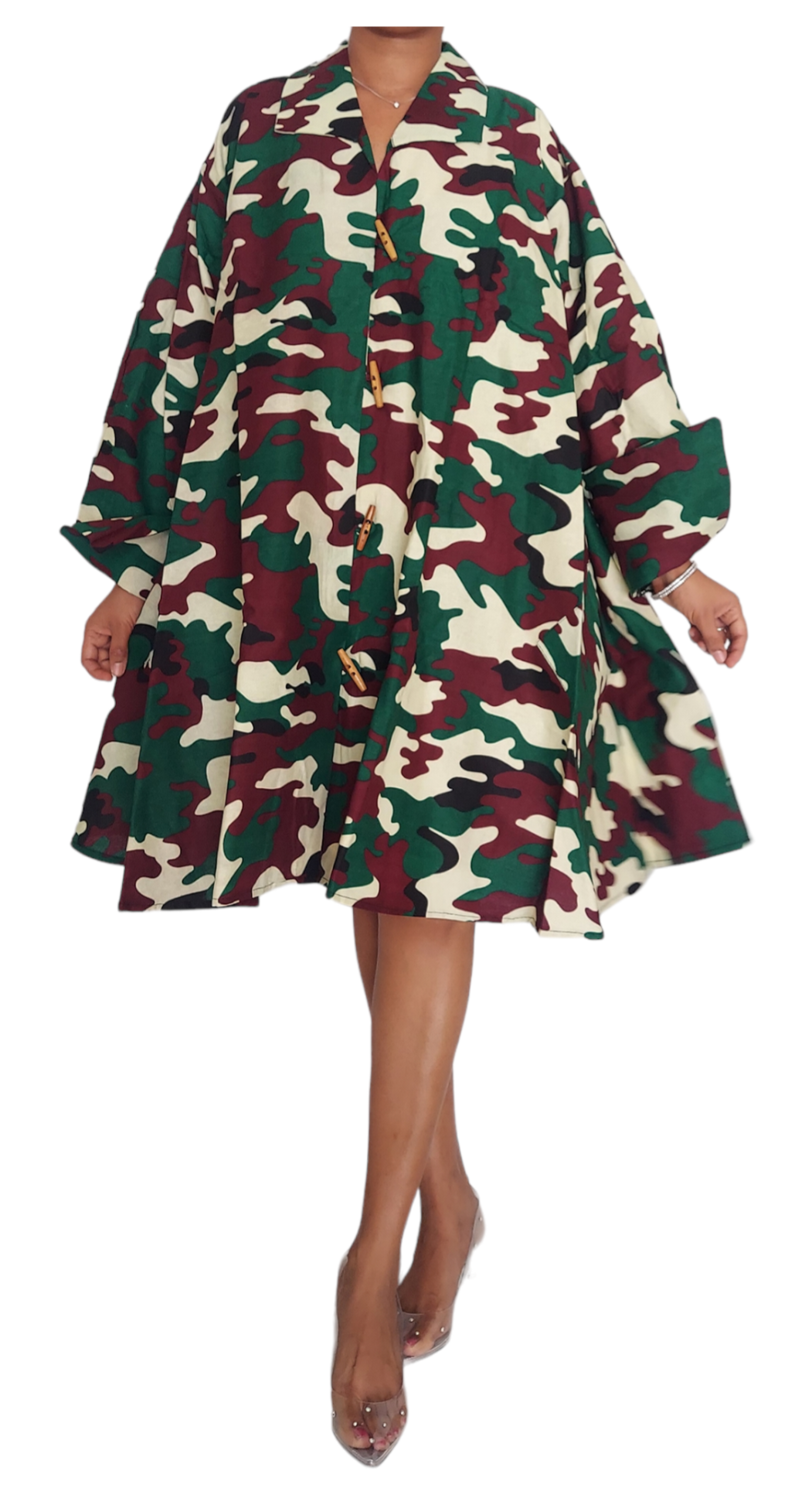 243- Short Dress / Blouse - Camouflage