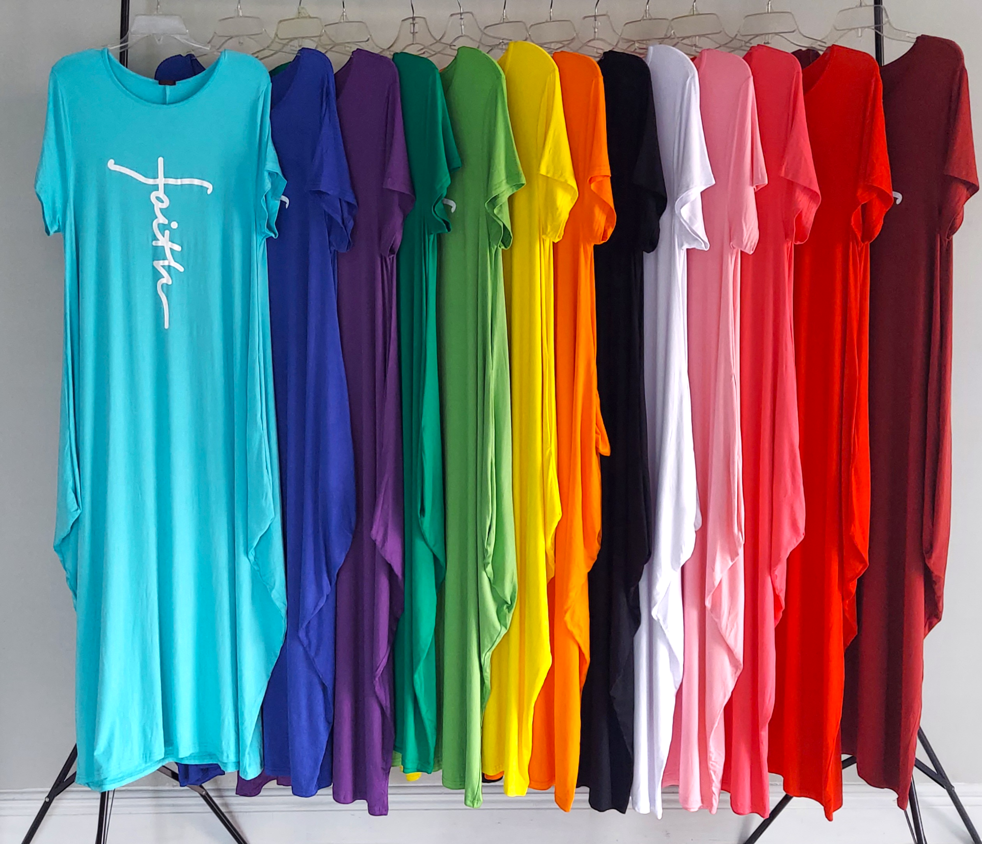 Faith Bubble Jersey Dress/Short Sleeve / Orange 2022SS
