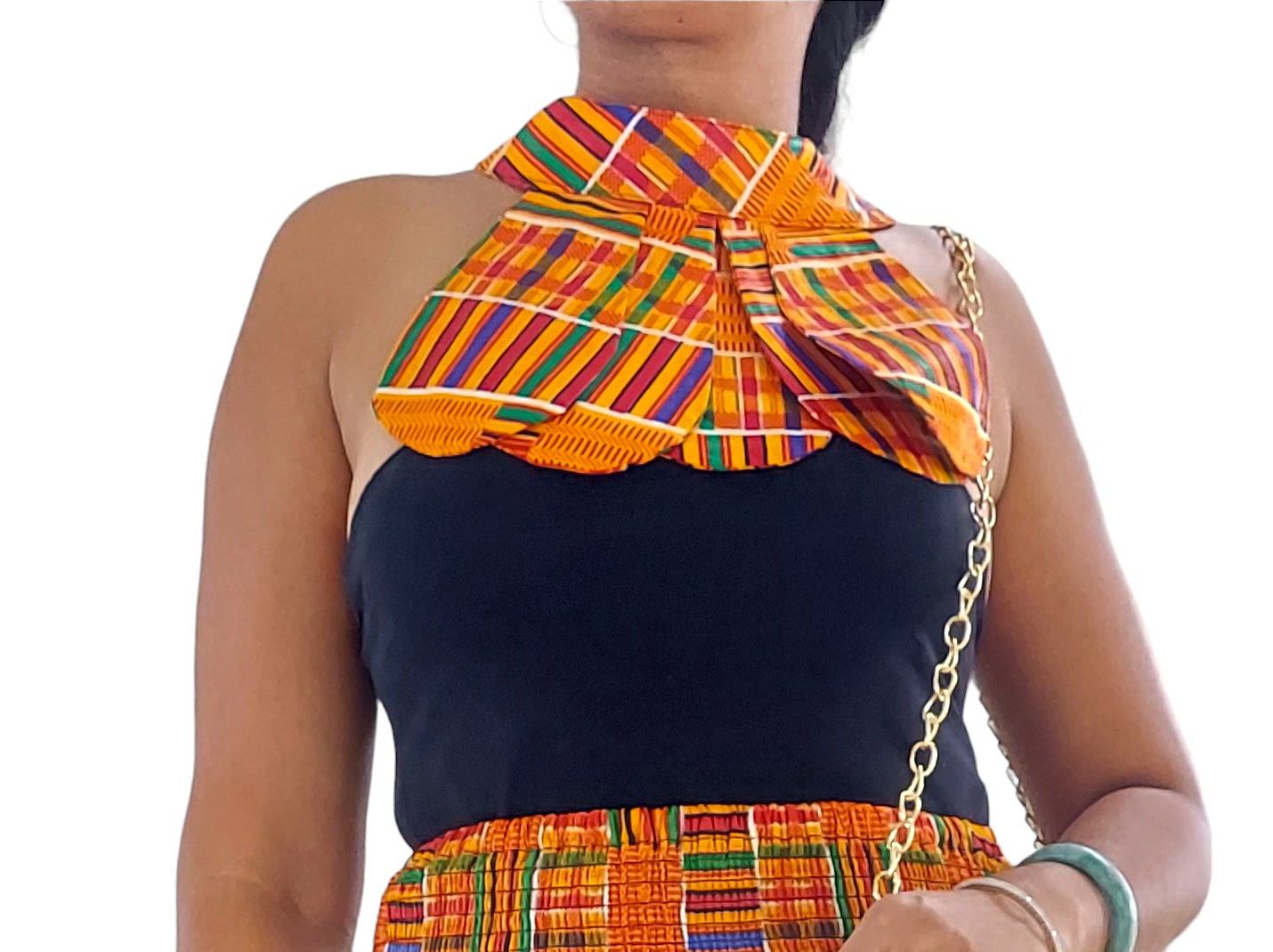 21 Women Harem Pant- Yellow 1Kente