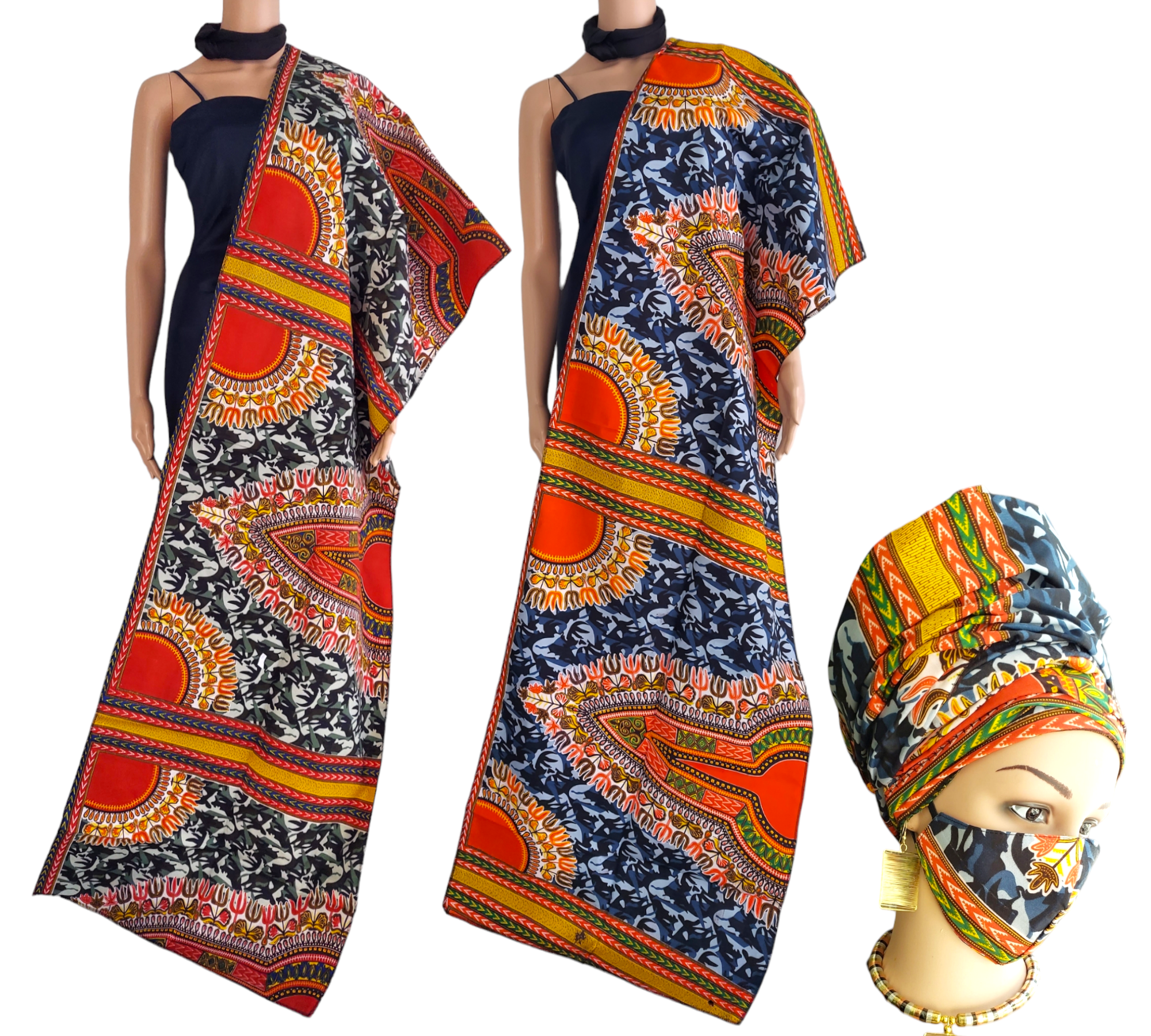 Scarf Headwrap/ African Print
