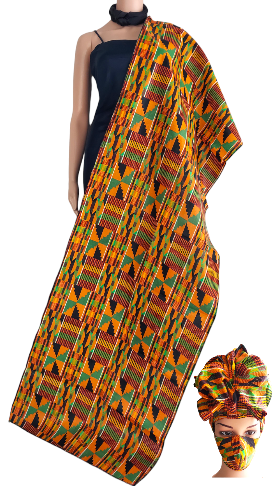 Scarf Headwrap/ African Print