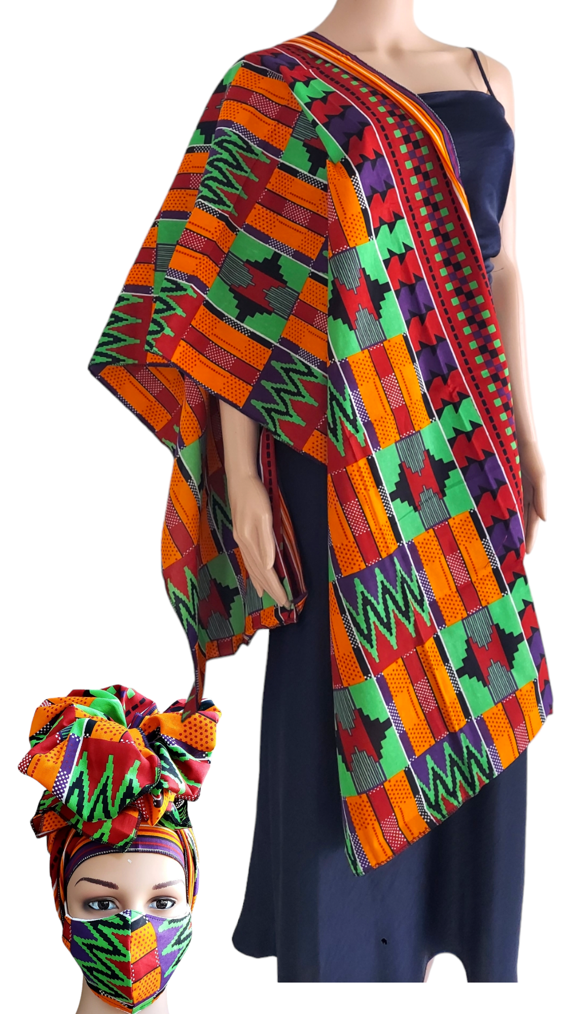 Scarf Headwrap/ African Print
