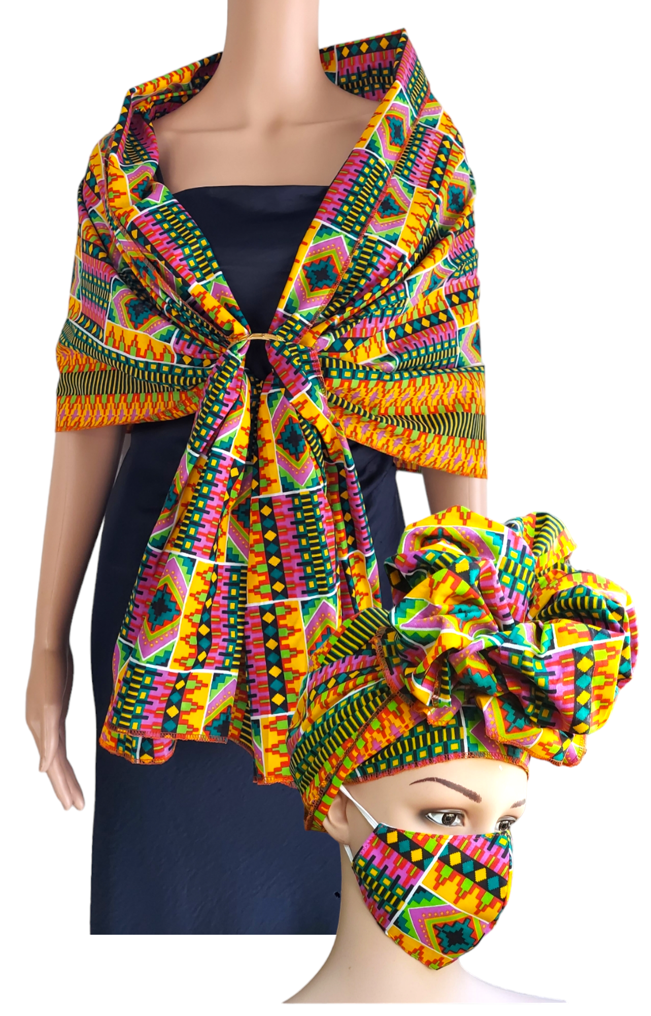 Scarf Headwrap/ African Print