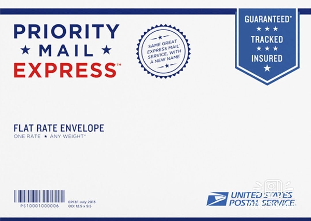 USPS OVERNIGHT SHIPPING SERVICE PER INDIVIDUAL ITEM