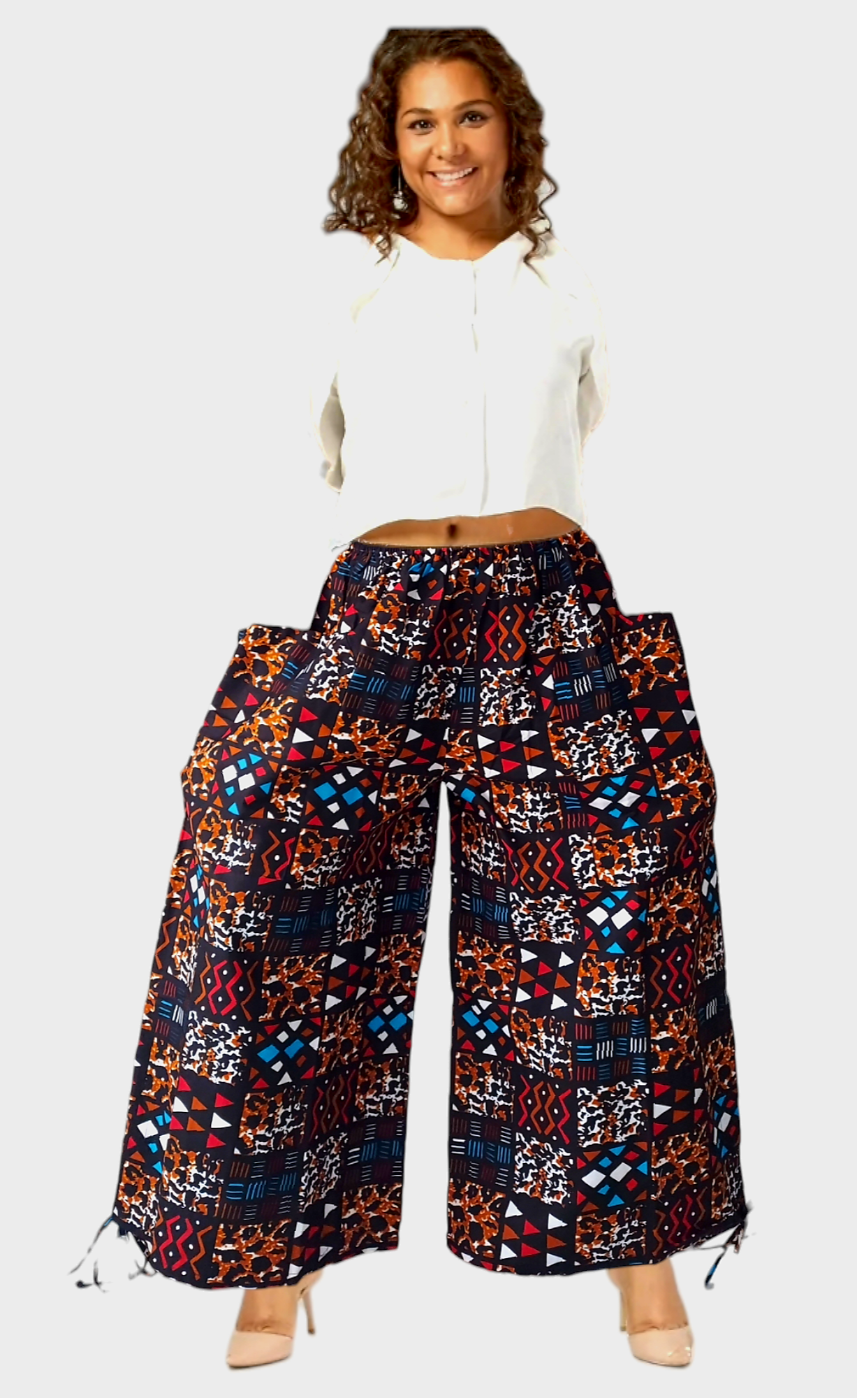 Palazzo with Adjustable leg String - 7697