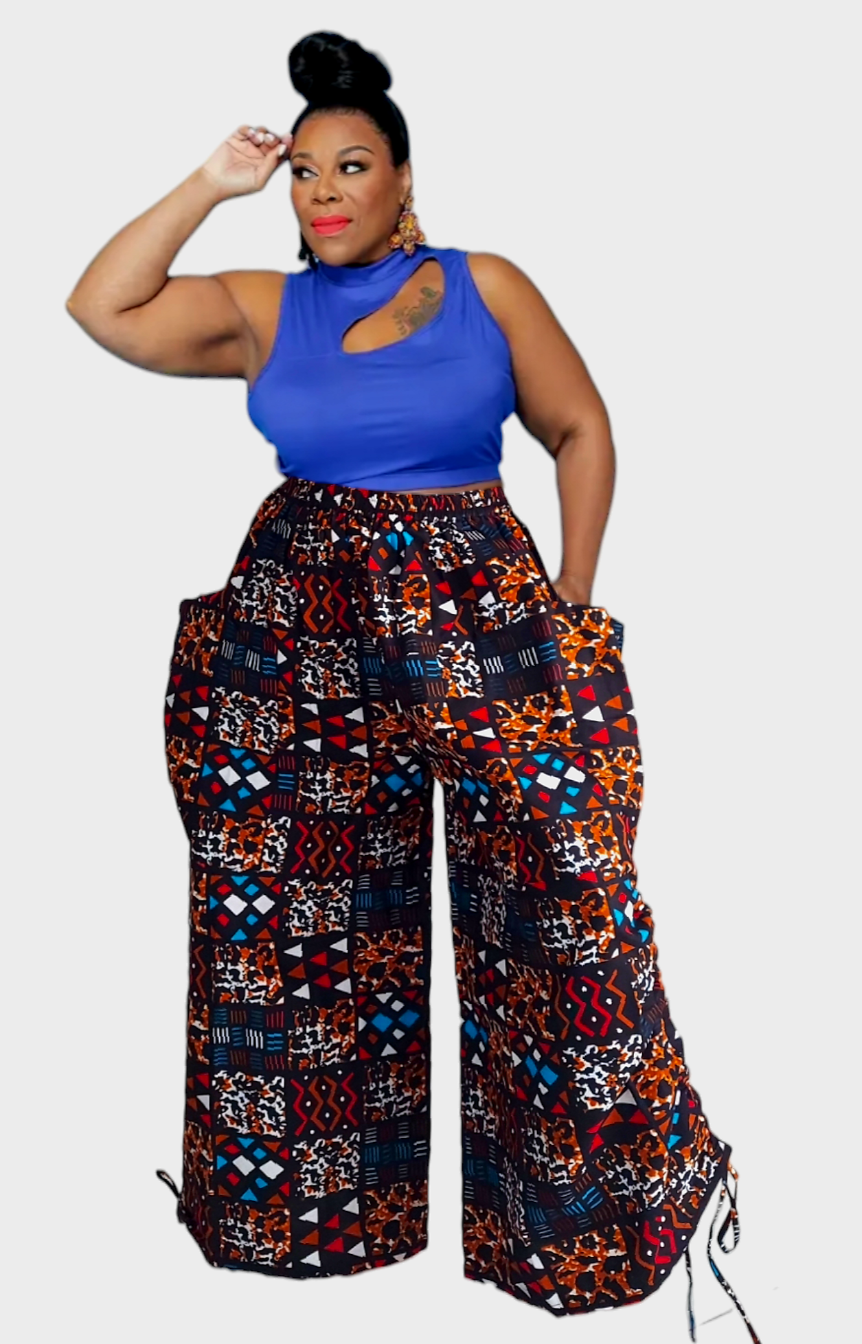 Palazzo with Adjustable leg String - 7697