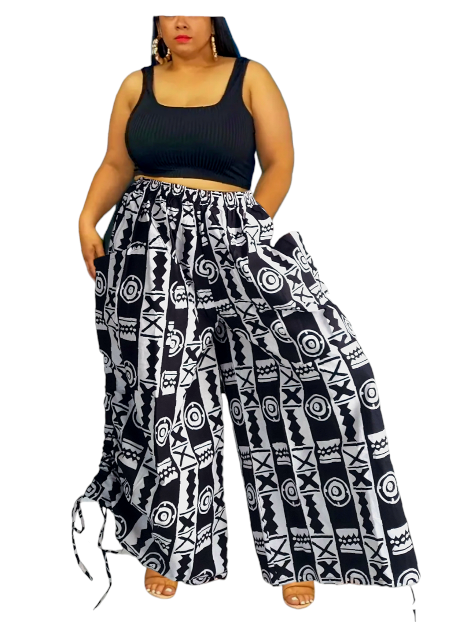 Palazzo with Adjustable leg String - 7697