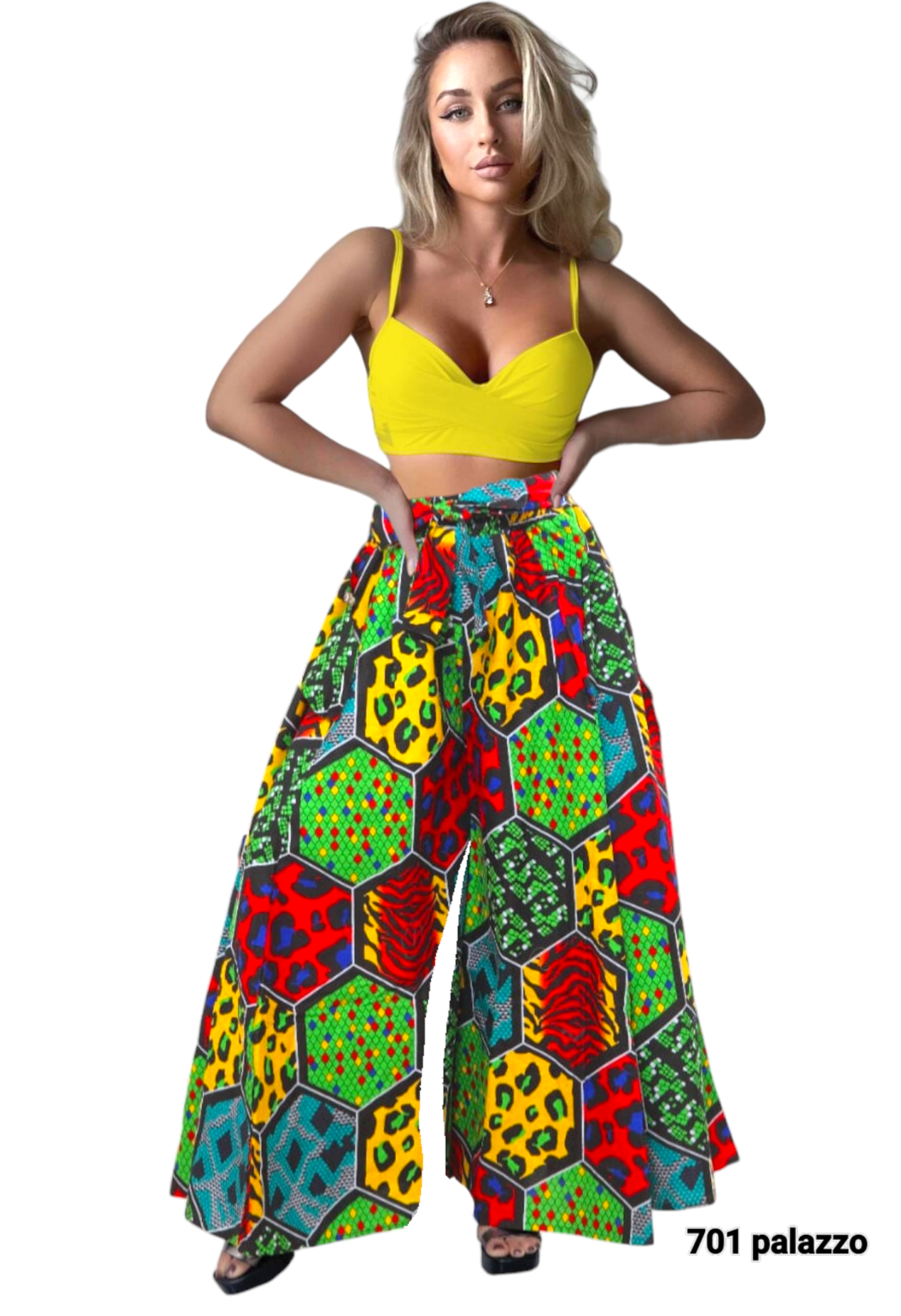 Long Palazzo Multi Tone- 701