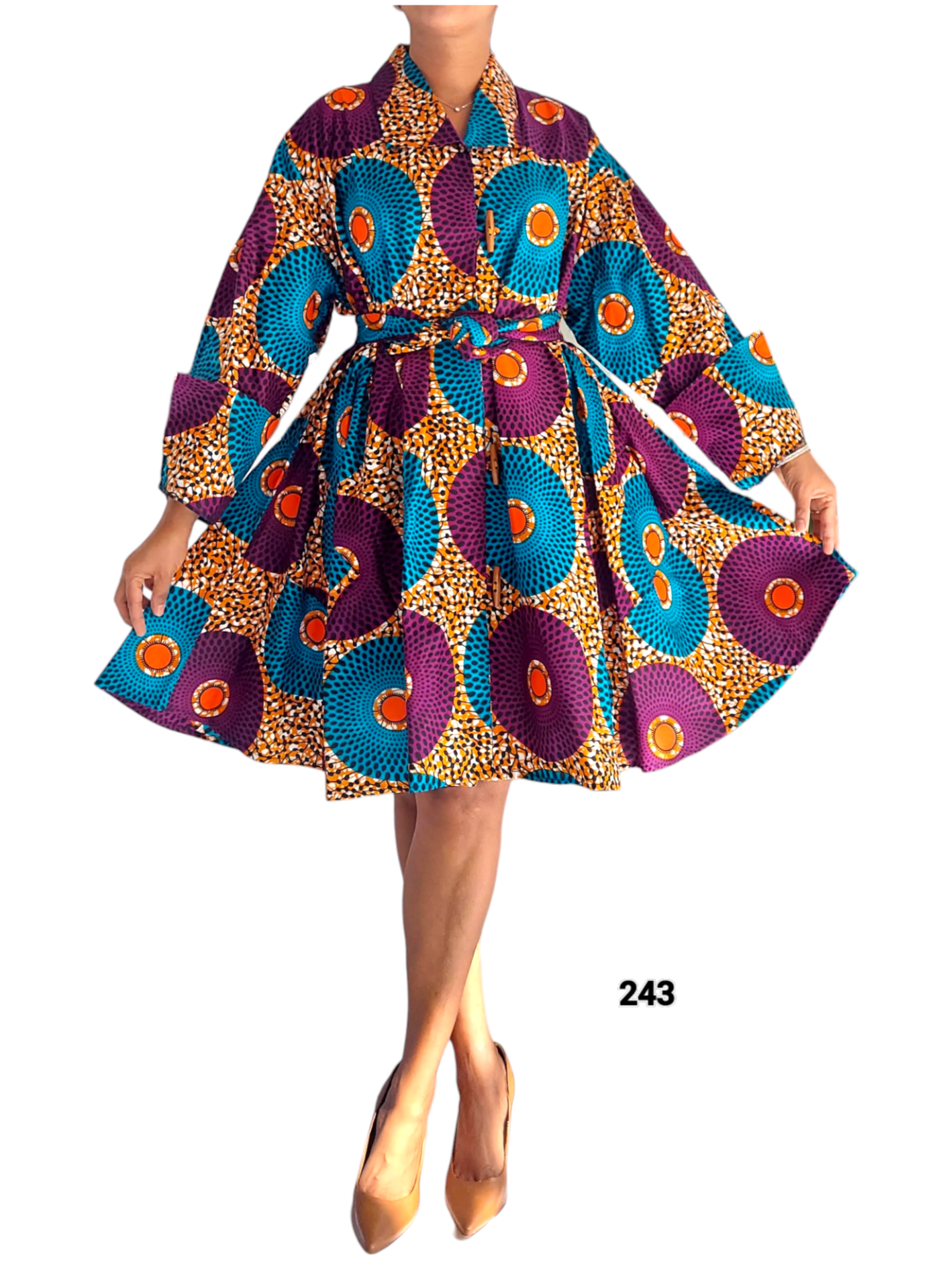 243- Short Dress / Blouse- Multi