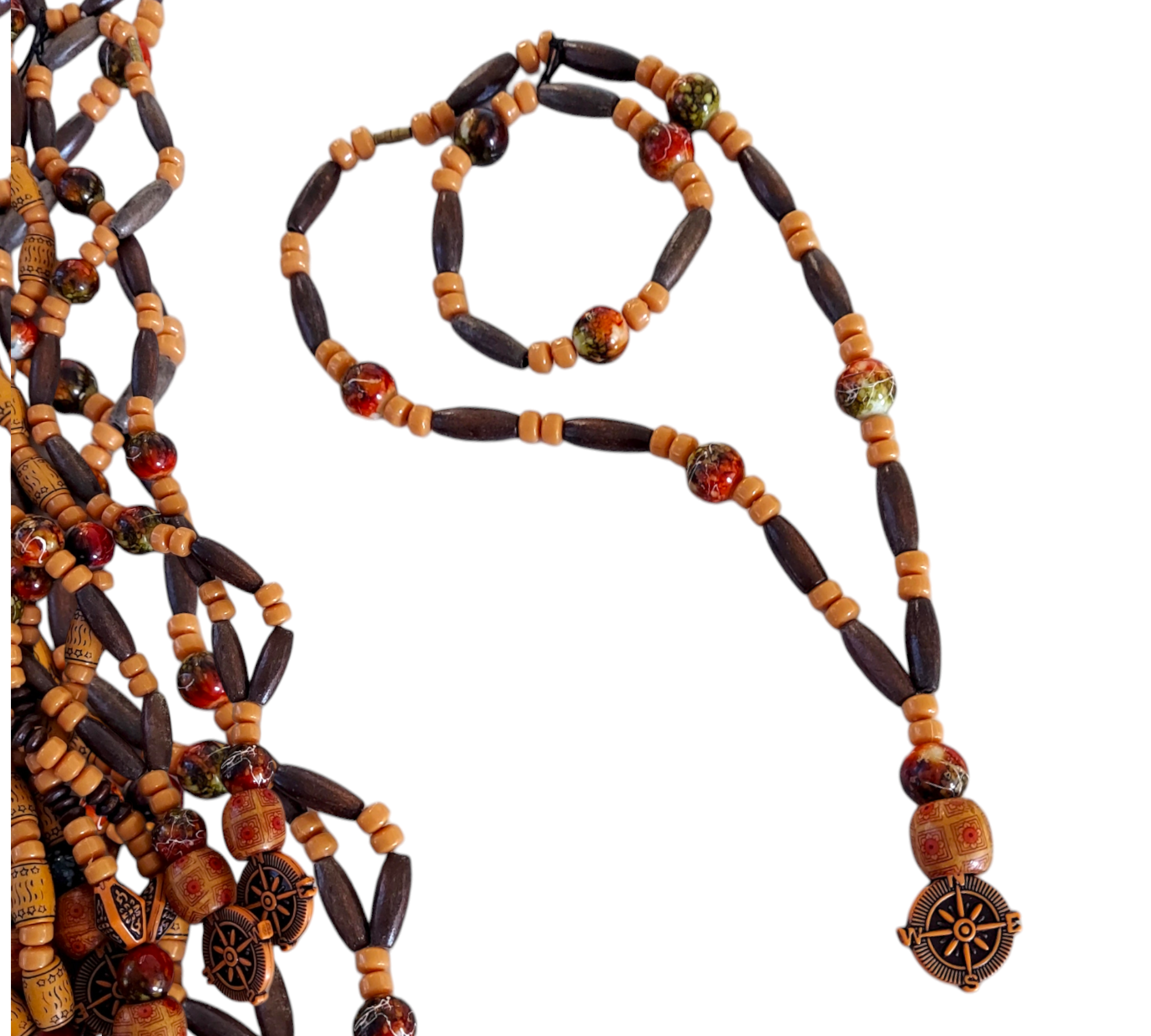 Beaded Necklace & Bracelet Set