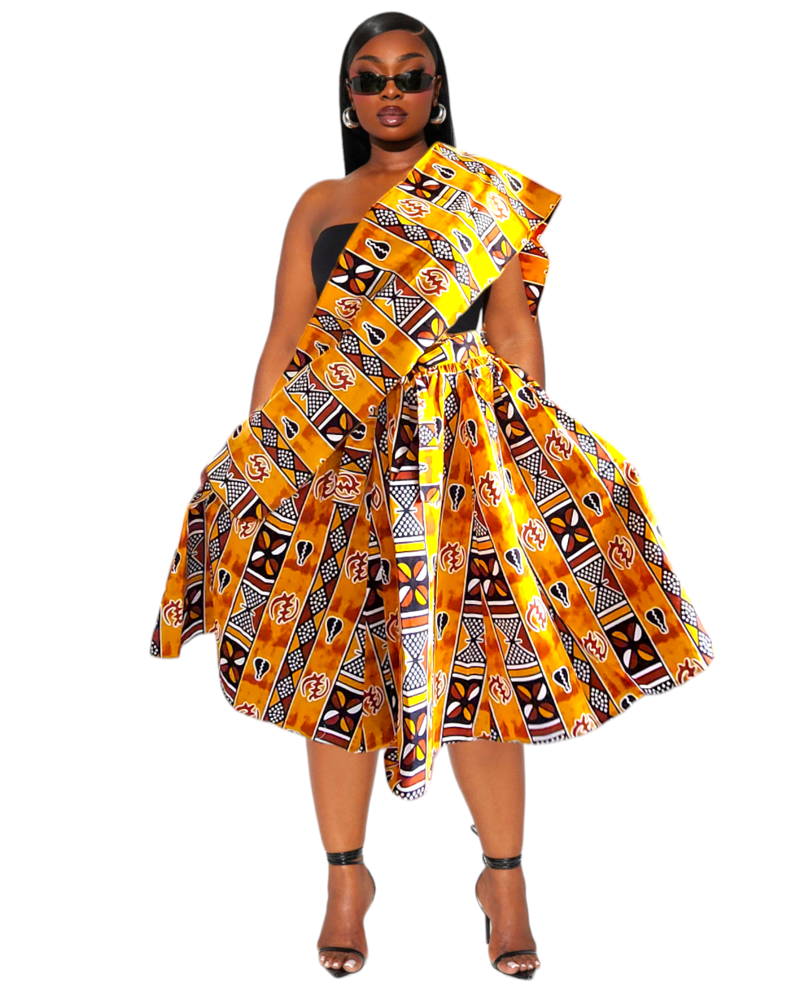 521 Mid Length Skirt - Mud