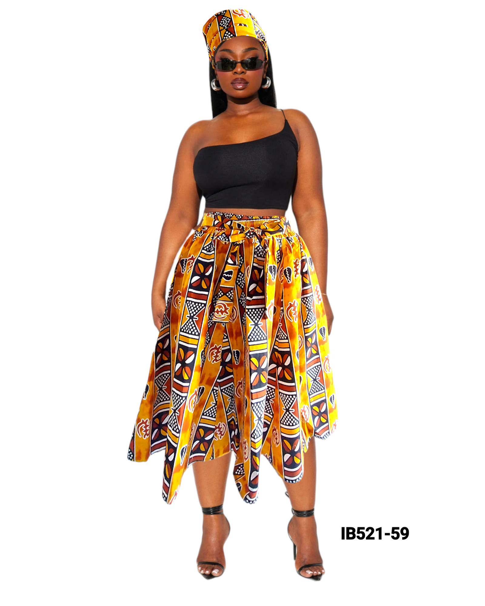 521 Mid Length Skirt - Mud