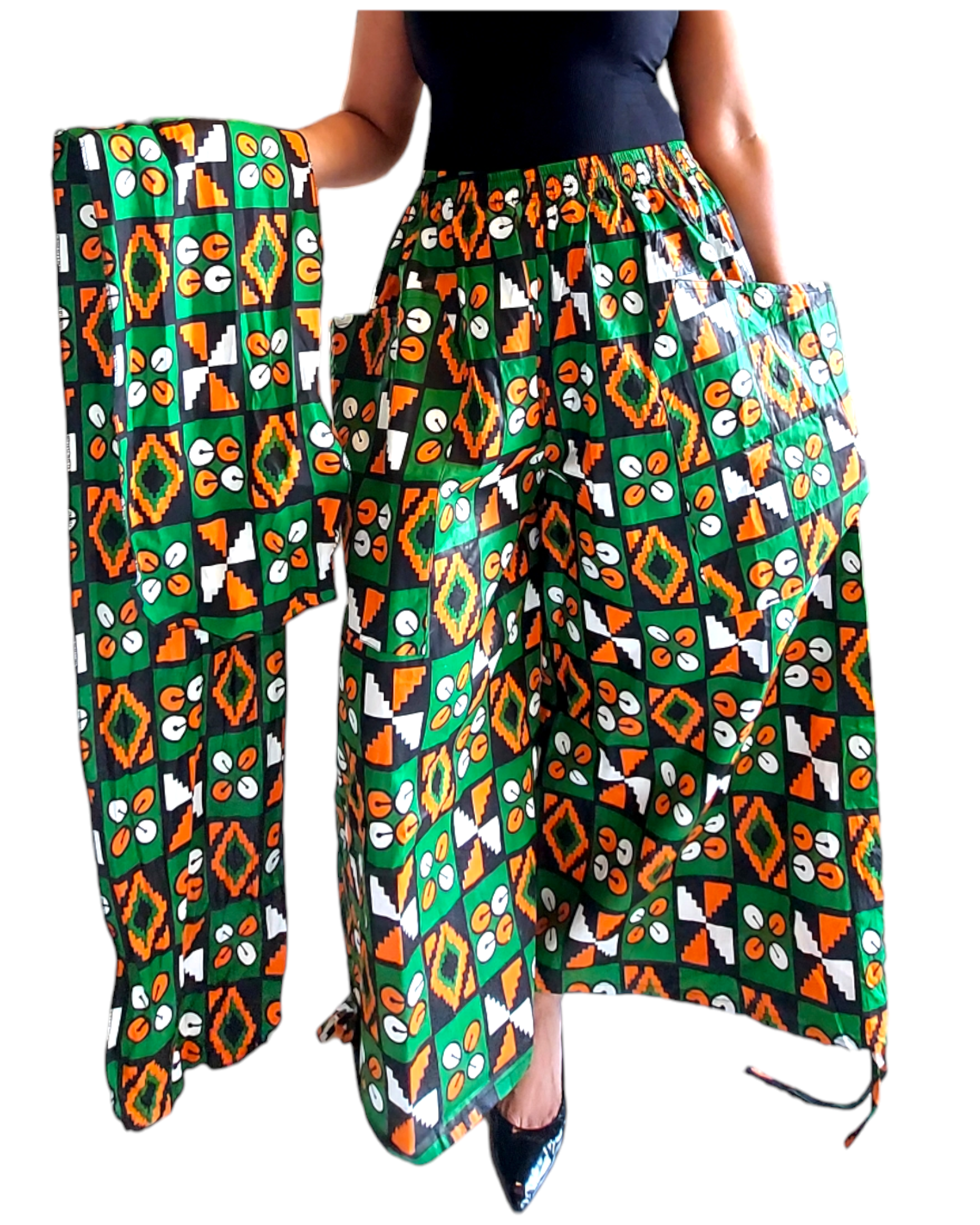 Palazzo with Adjustable leg String - 7697-69