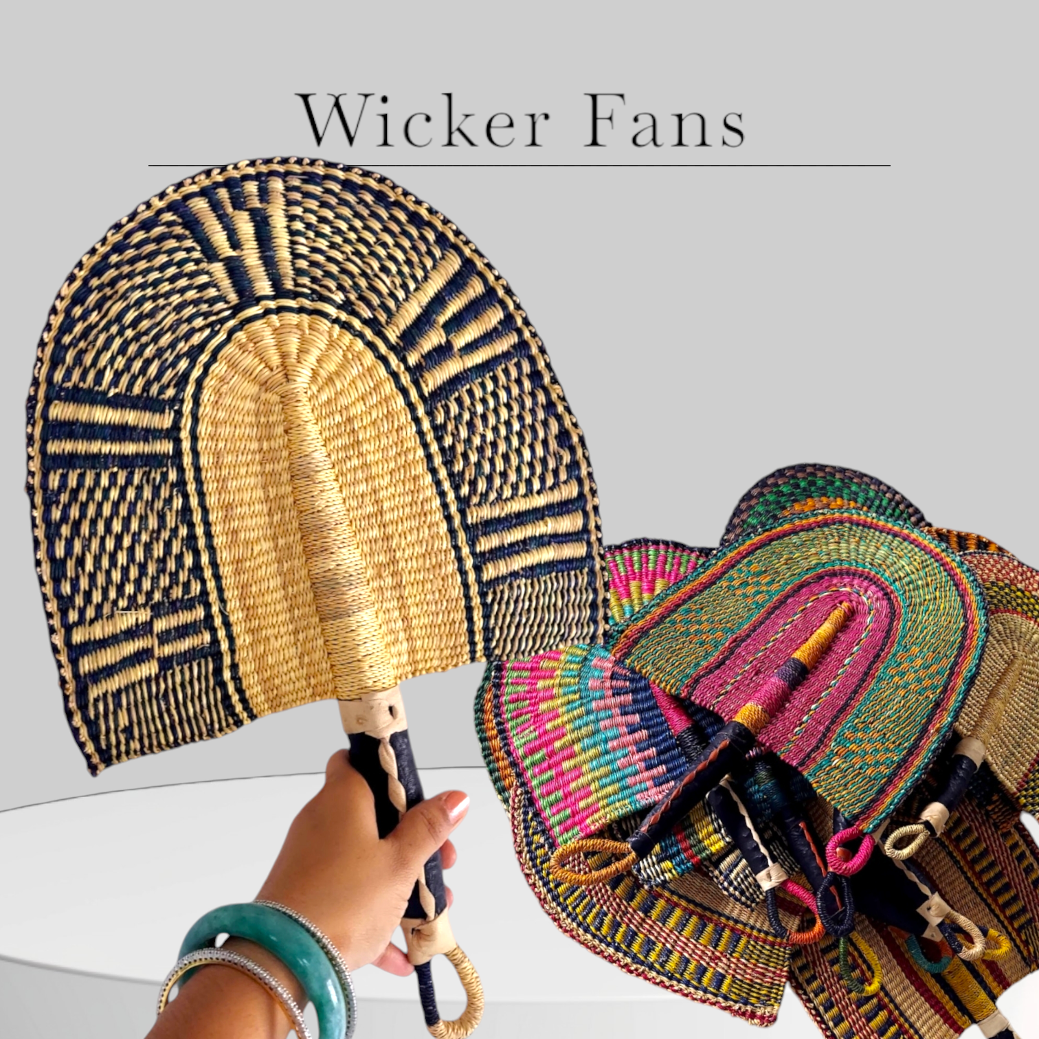 Wicker Hand Fan