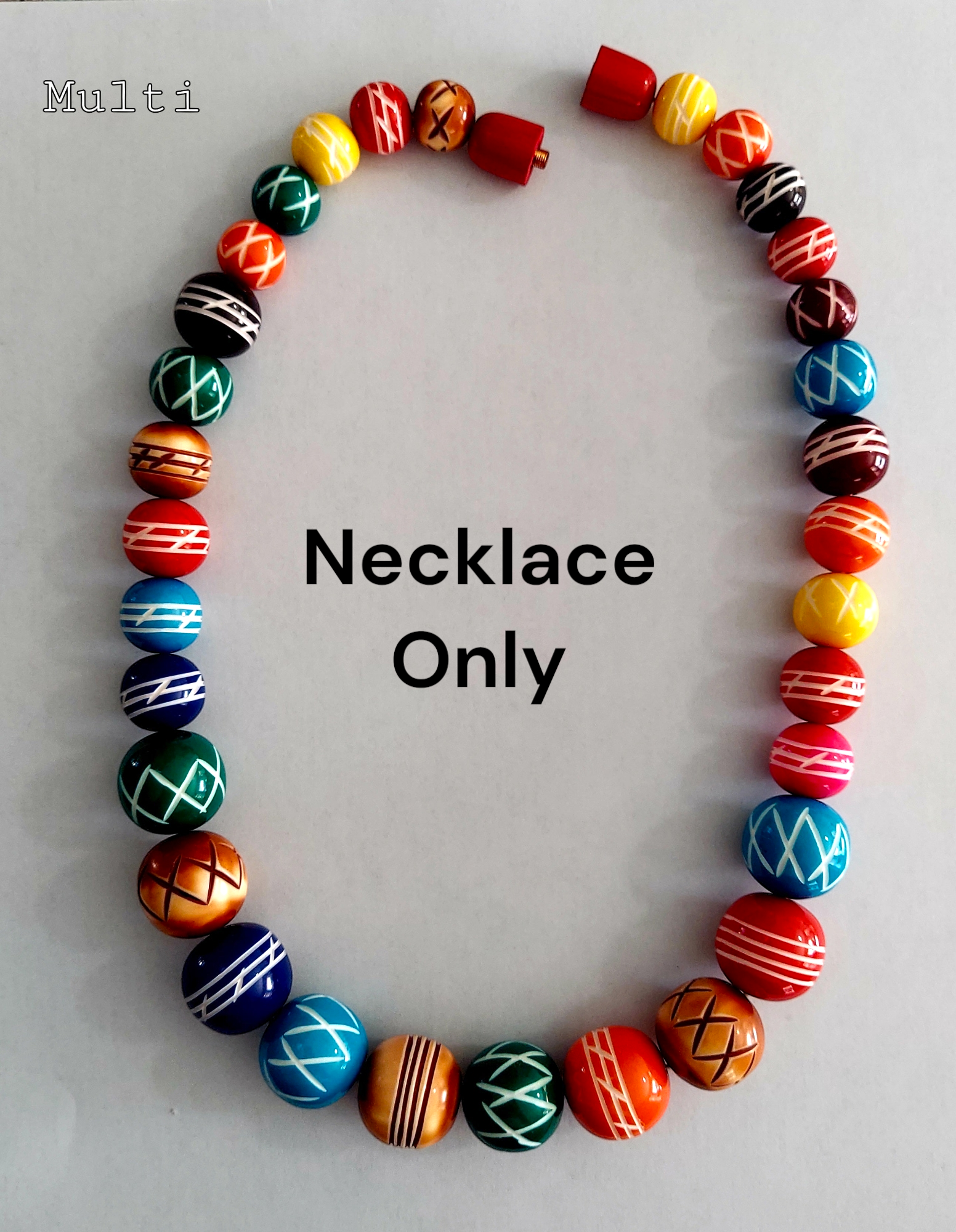 Beaded Necklace & Earrings