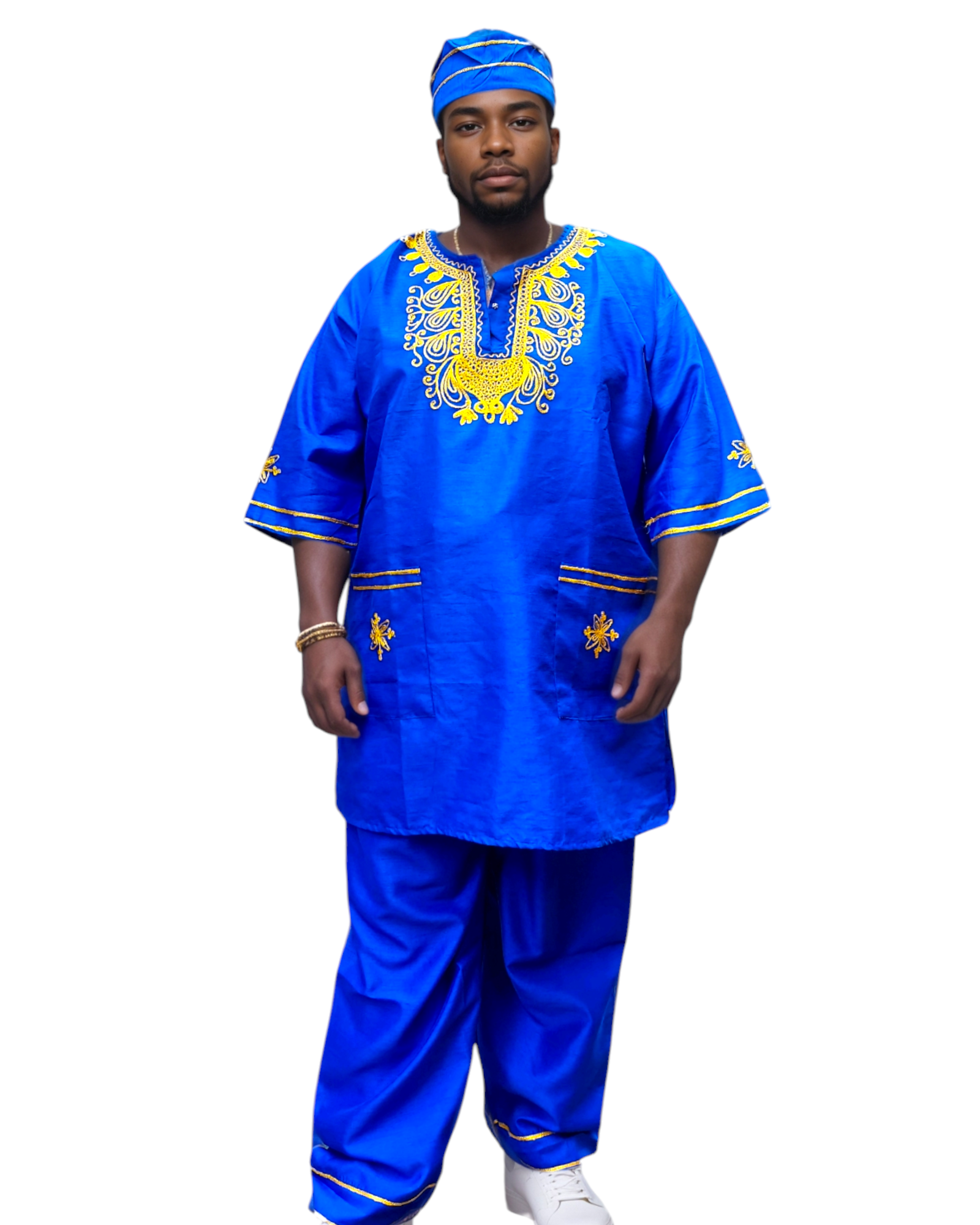 Men's 3Pcs Silk Embroidery Set