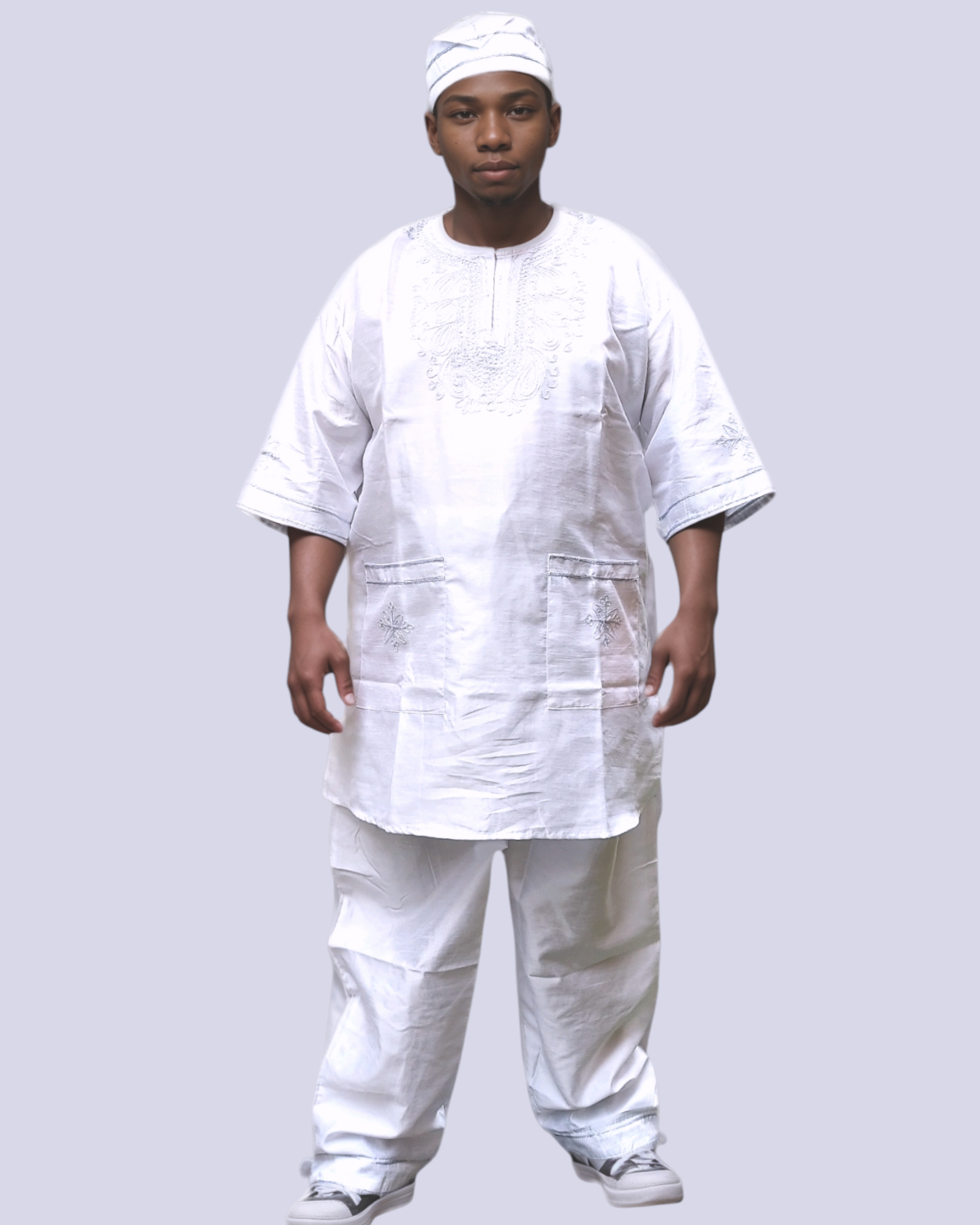 Men's 3Pcs Silk Embroidery Set