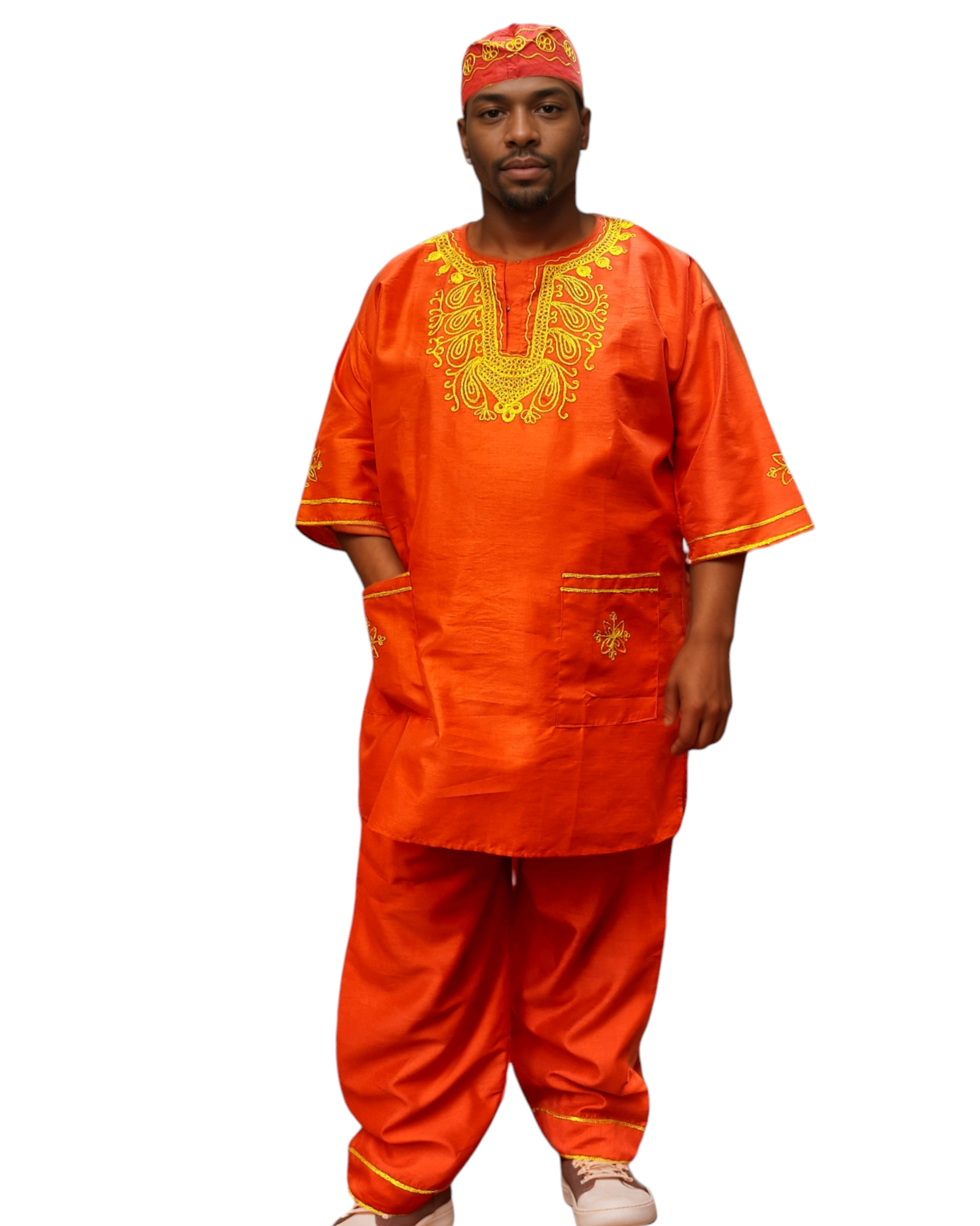 Men's 3Pcs Silk Embroidery Set