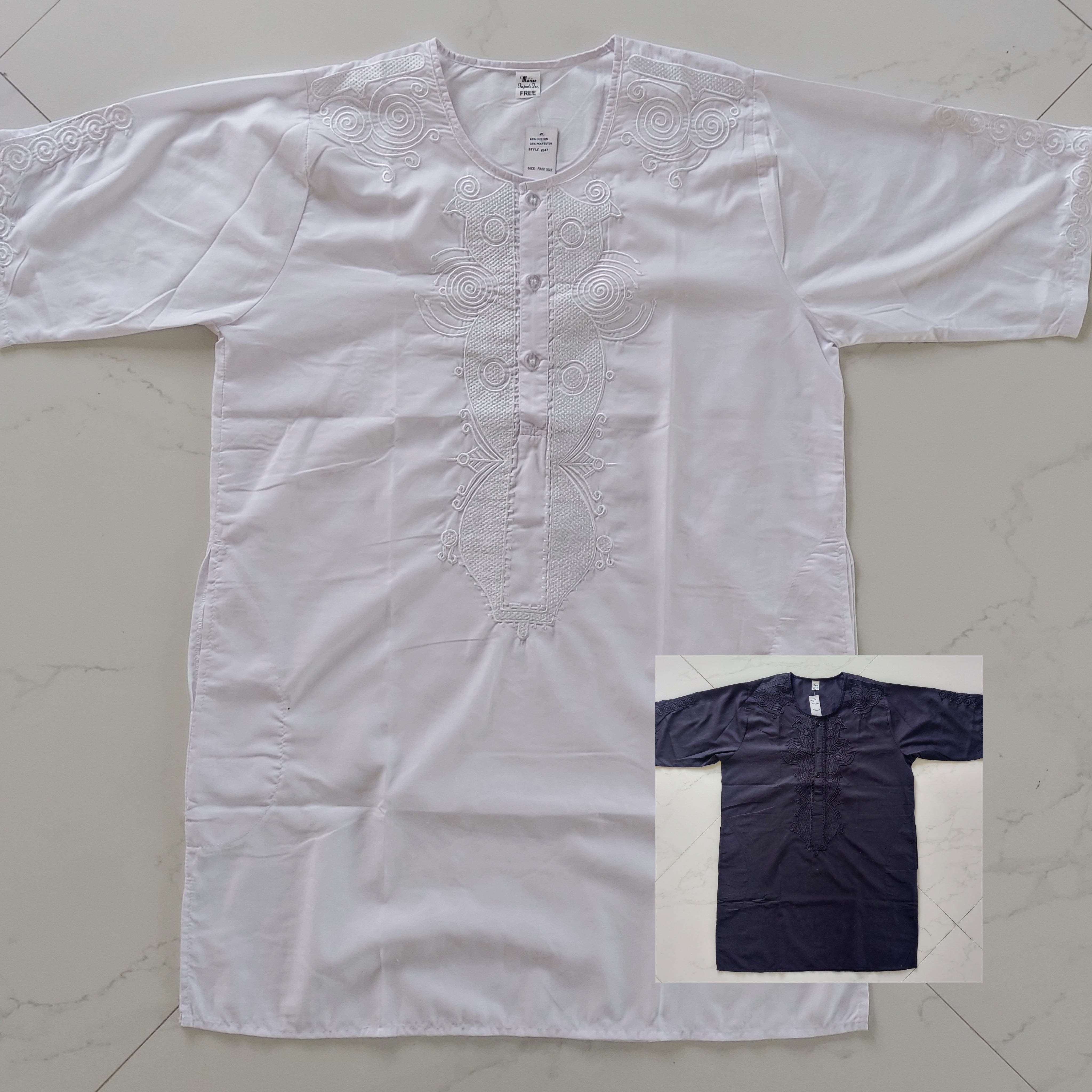 Tunic Shirt / Men/ Unisex/ Embroidery