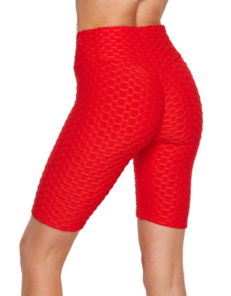 305- Women's Sexy Butt Lifting Sport Shorts- Solid
