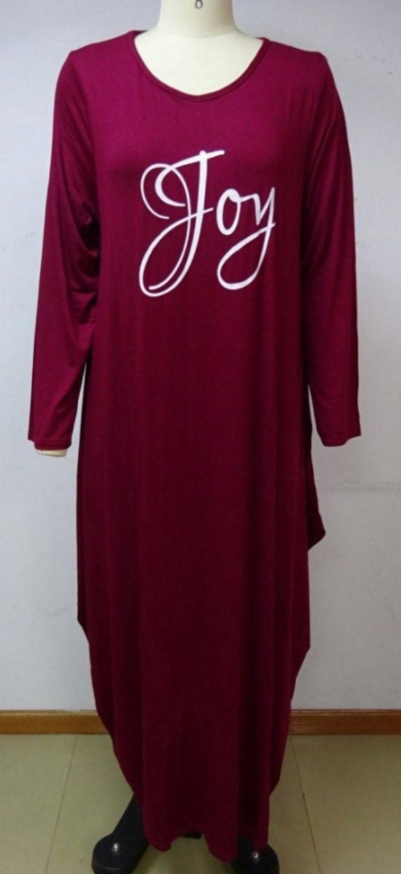 Bubble Jersey Dress/ Solid-Joy - 21066