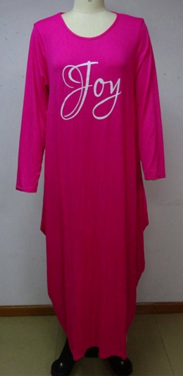 Bubble Jersey Dress/ Solid-Joy - 21066