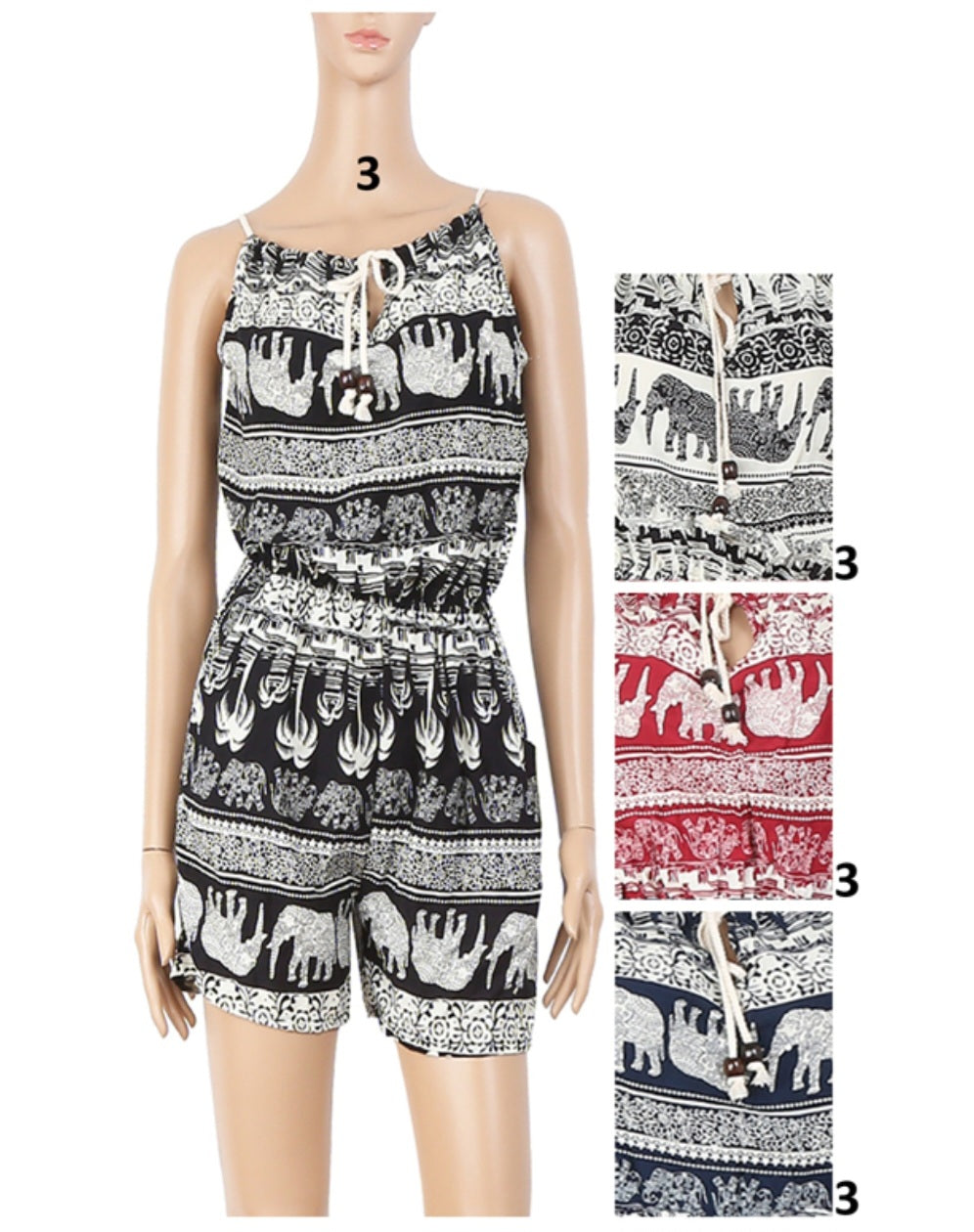 Ladie's Short Romper / Jumpsuit - JY1182