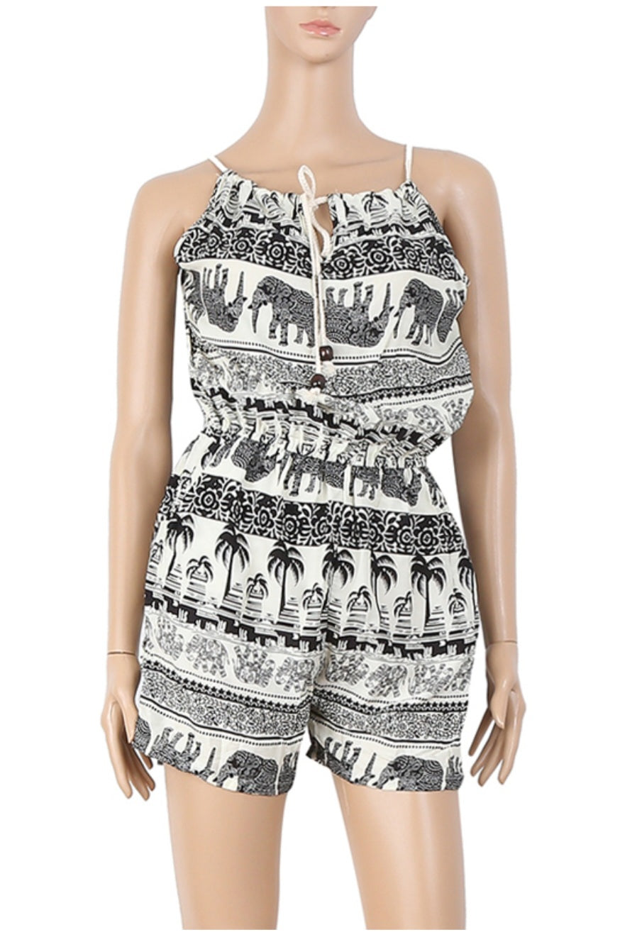 Ladie's Short Romper / Jumpsuit - JY1182