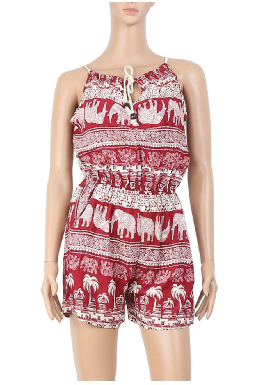 Ladie's Short Romper / Jumpsuit - JY1182