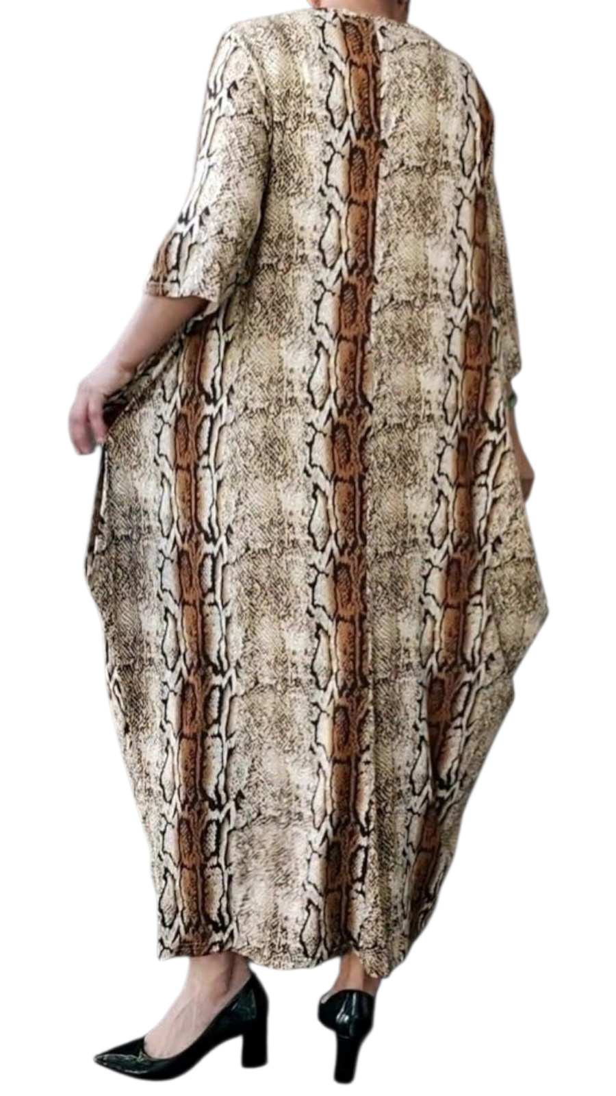 Bubble Dress/Snake Print-161