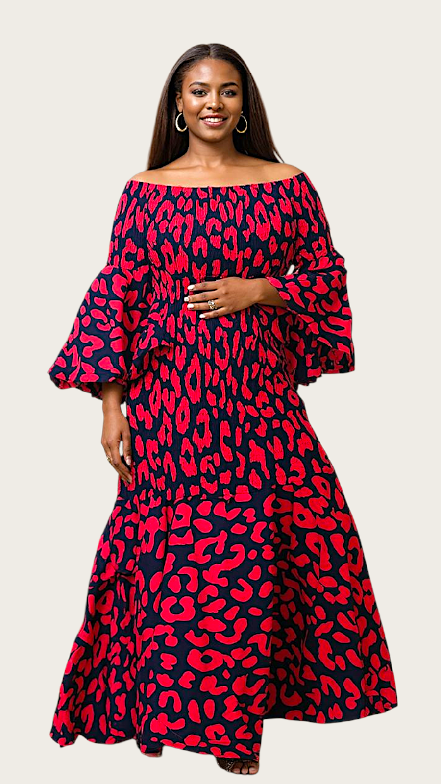 Smock Mermaid Dress - 9008