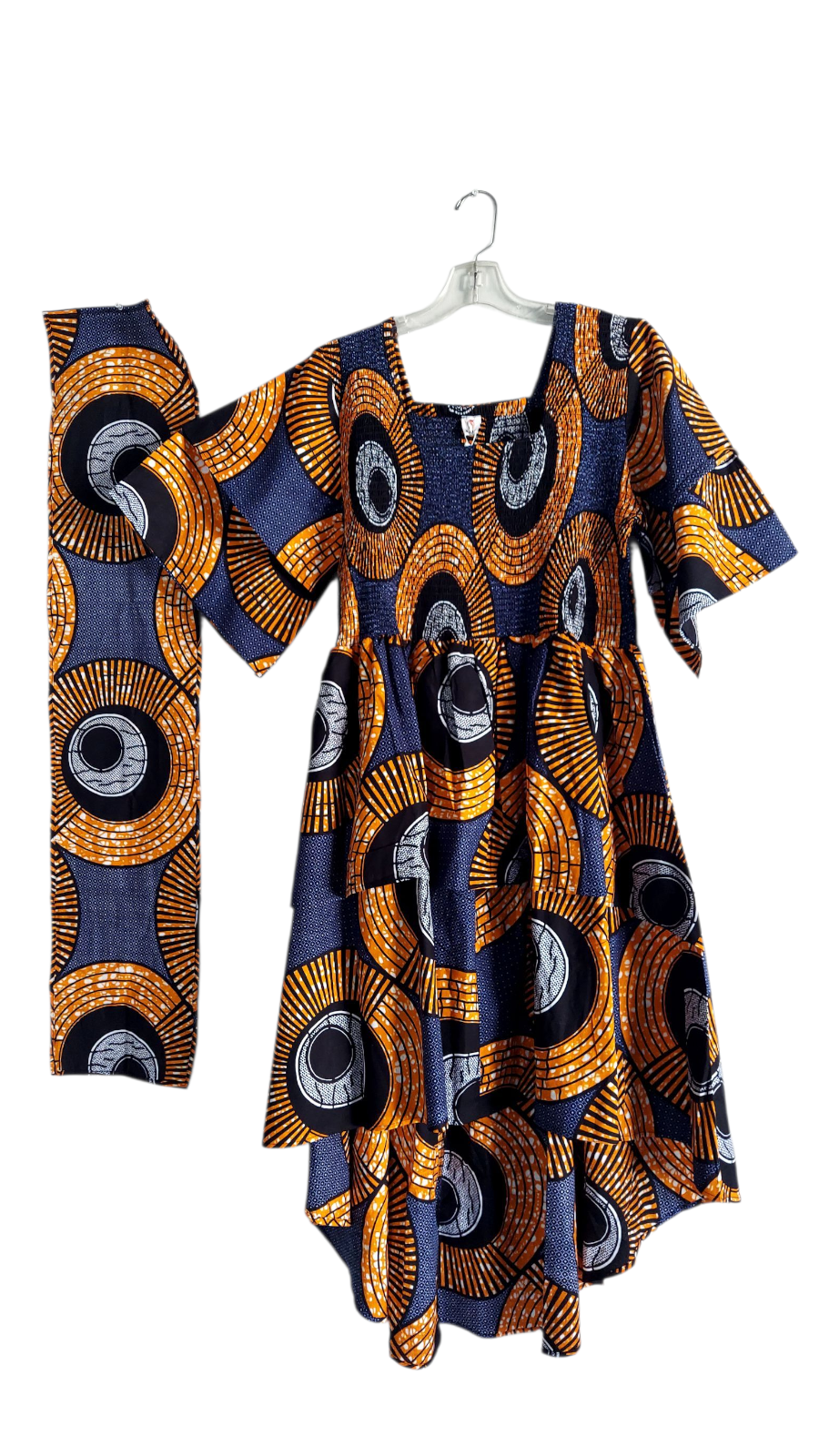 Women High/Low Flounce Dress -DRS045