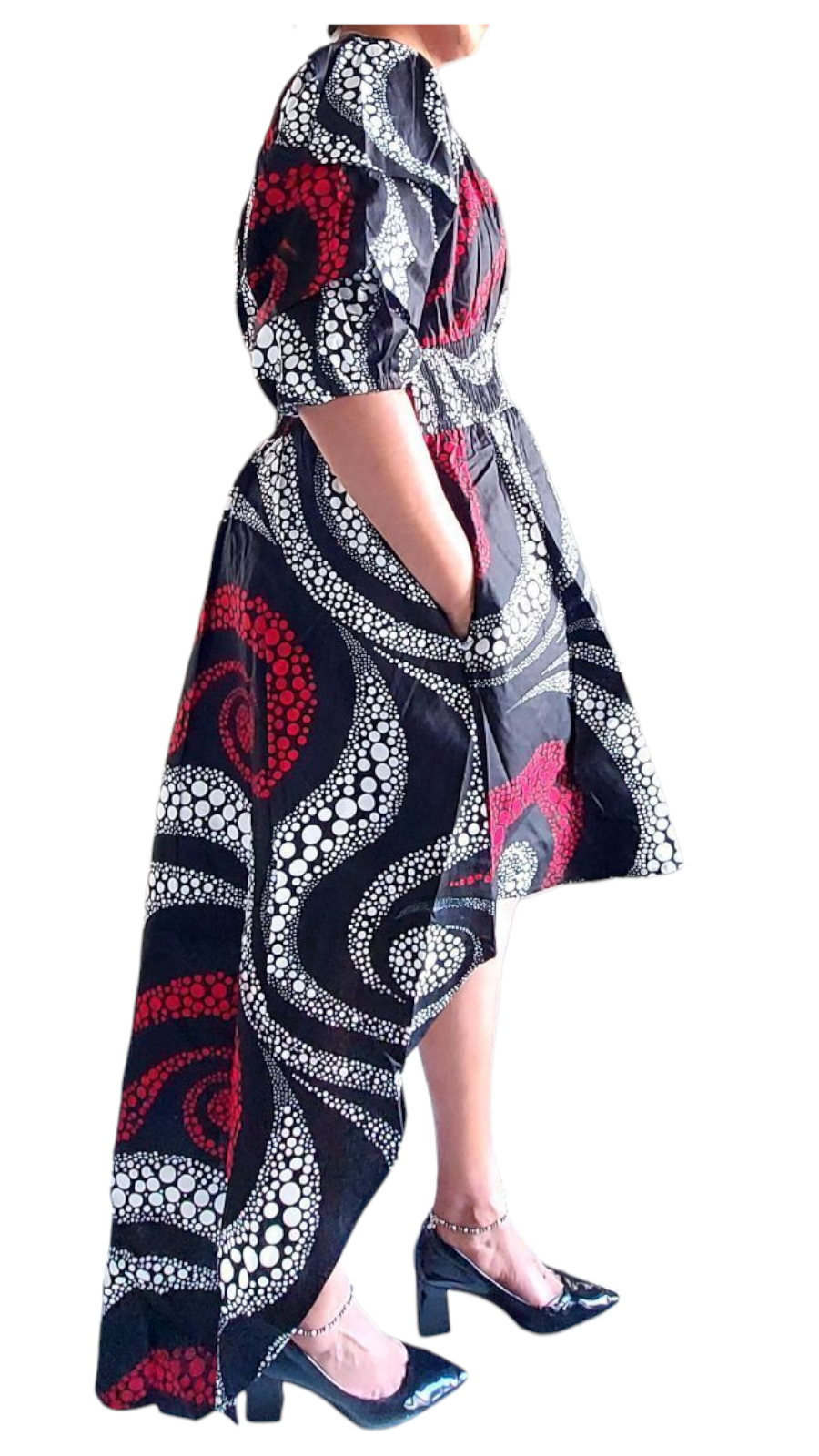 7285 High/ Low Dress Red51