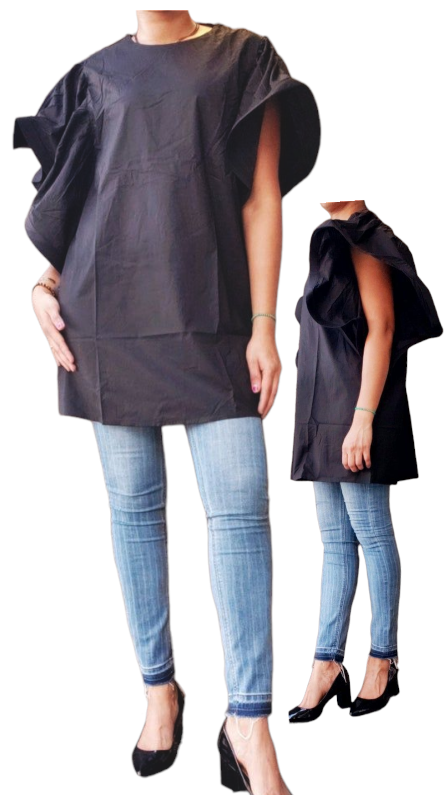 Women Blouse 18-555 Black