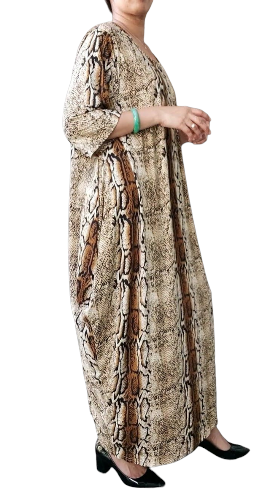 Bubble Dress/Snake Print-161